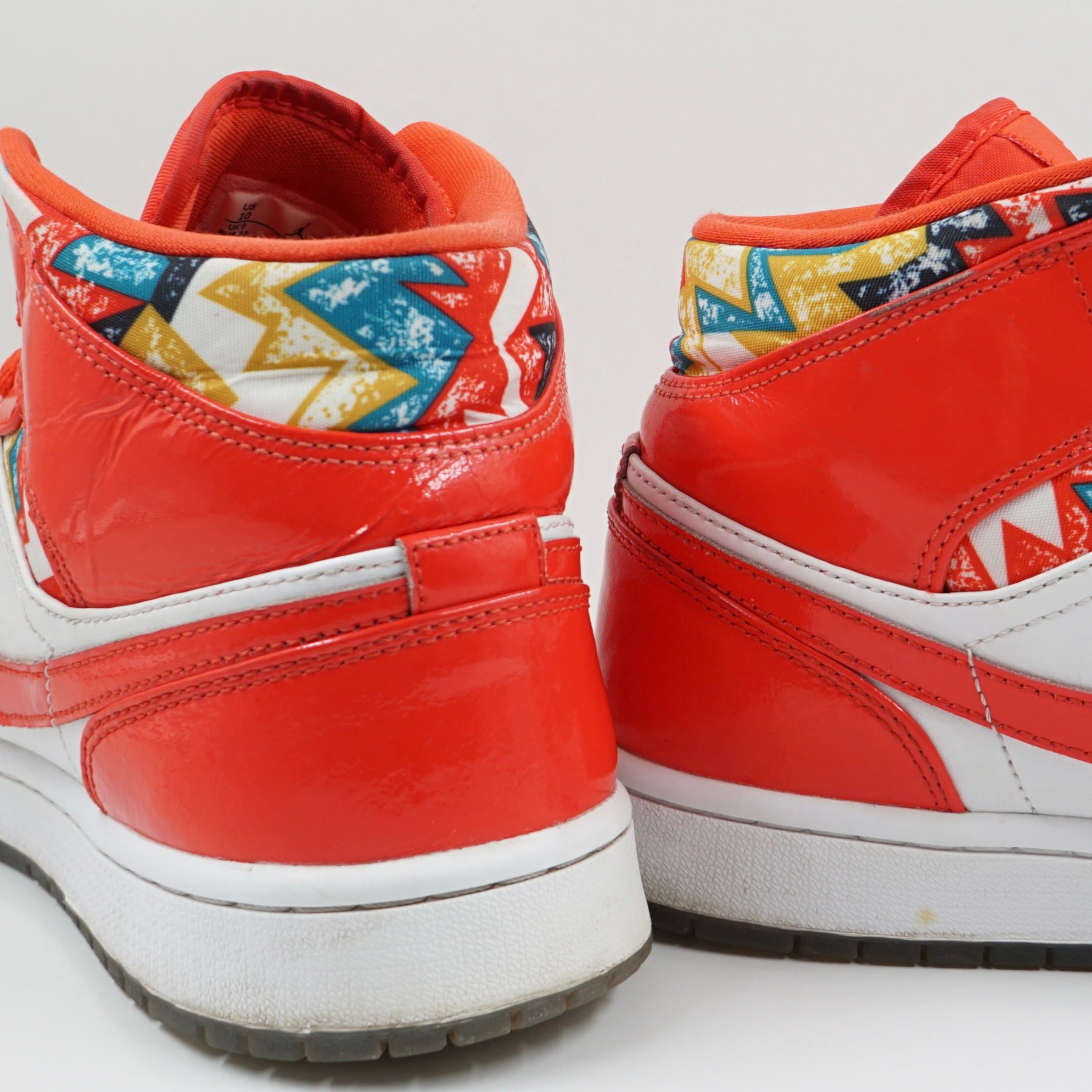 Jordan 1 Mid Barcelona Sweater Red Patent
