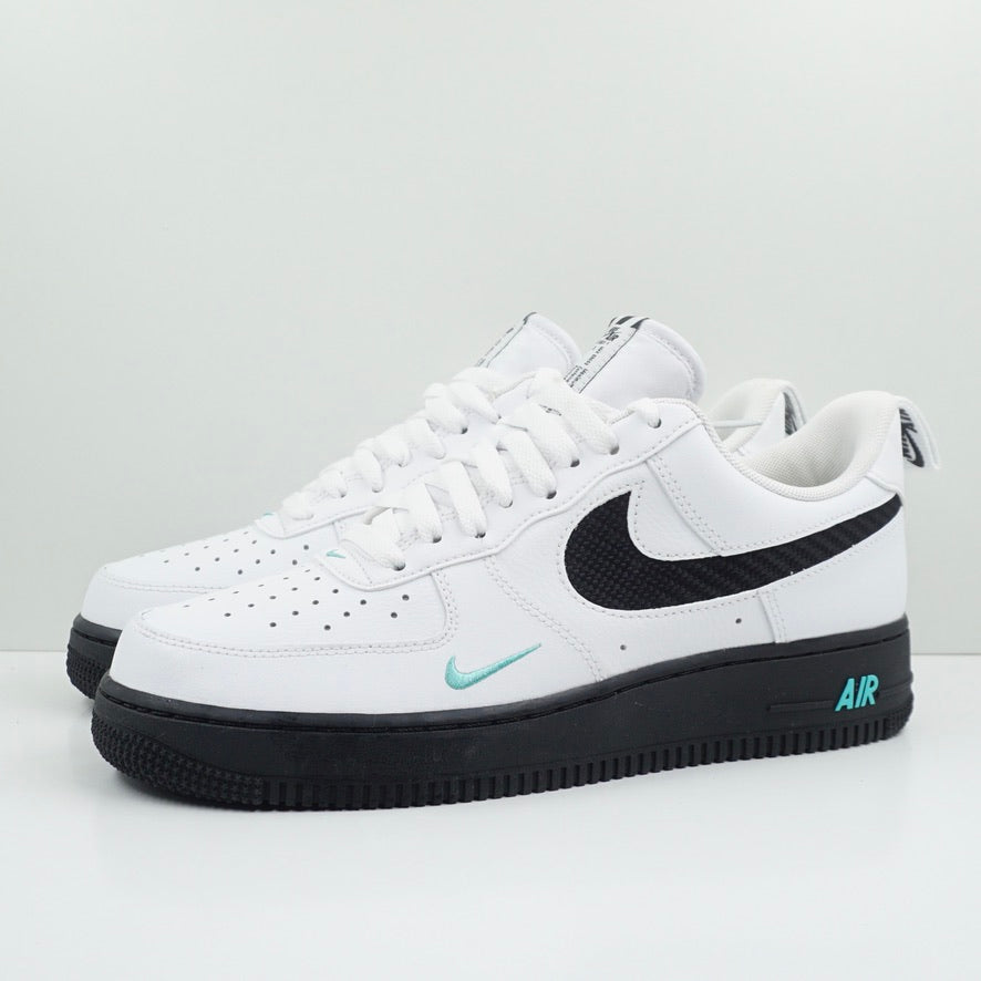 Nike Air Force Low White Black Teal - Main Image
