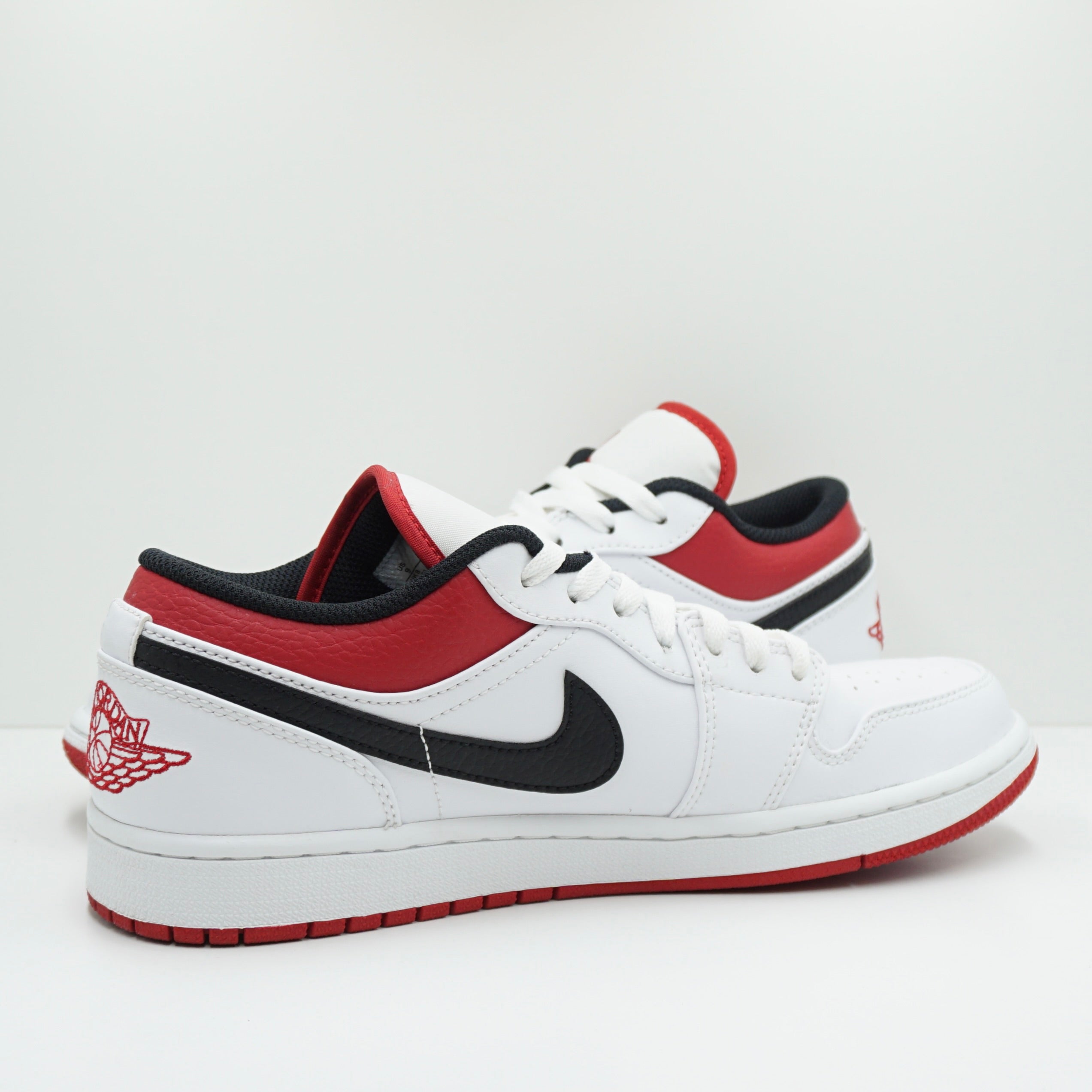 Jordan 1 Low White University Red Black