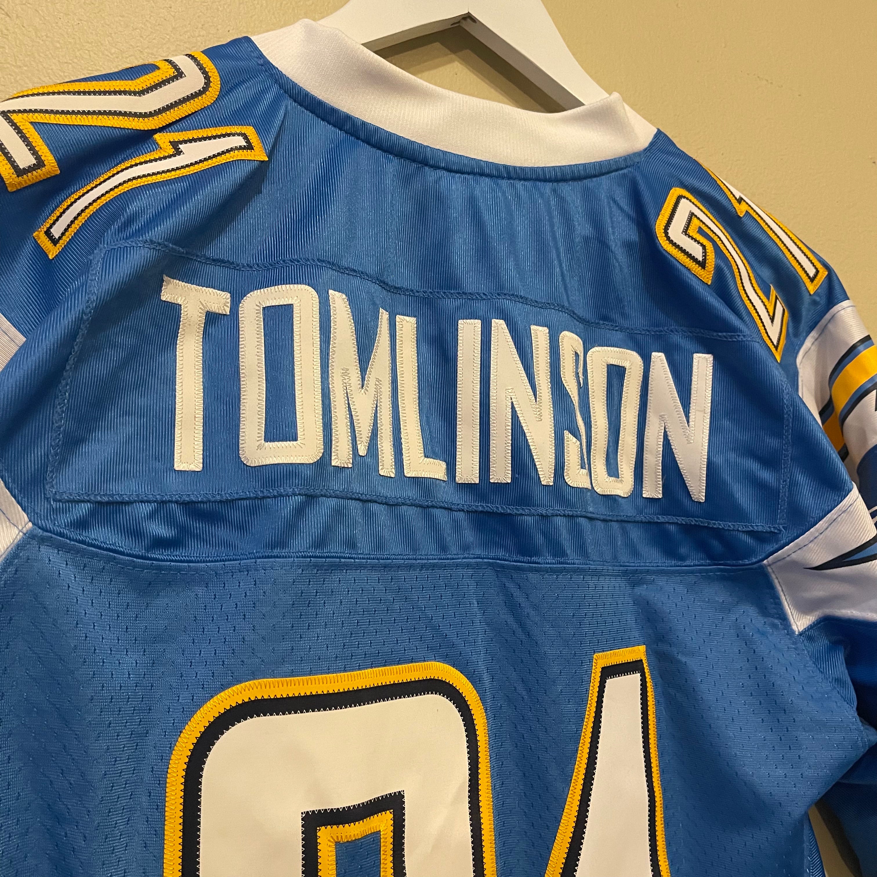 Reebok San Diego Chargers Tomlinson #21 Blue NFL Jersey