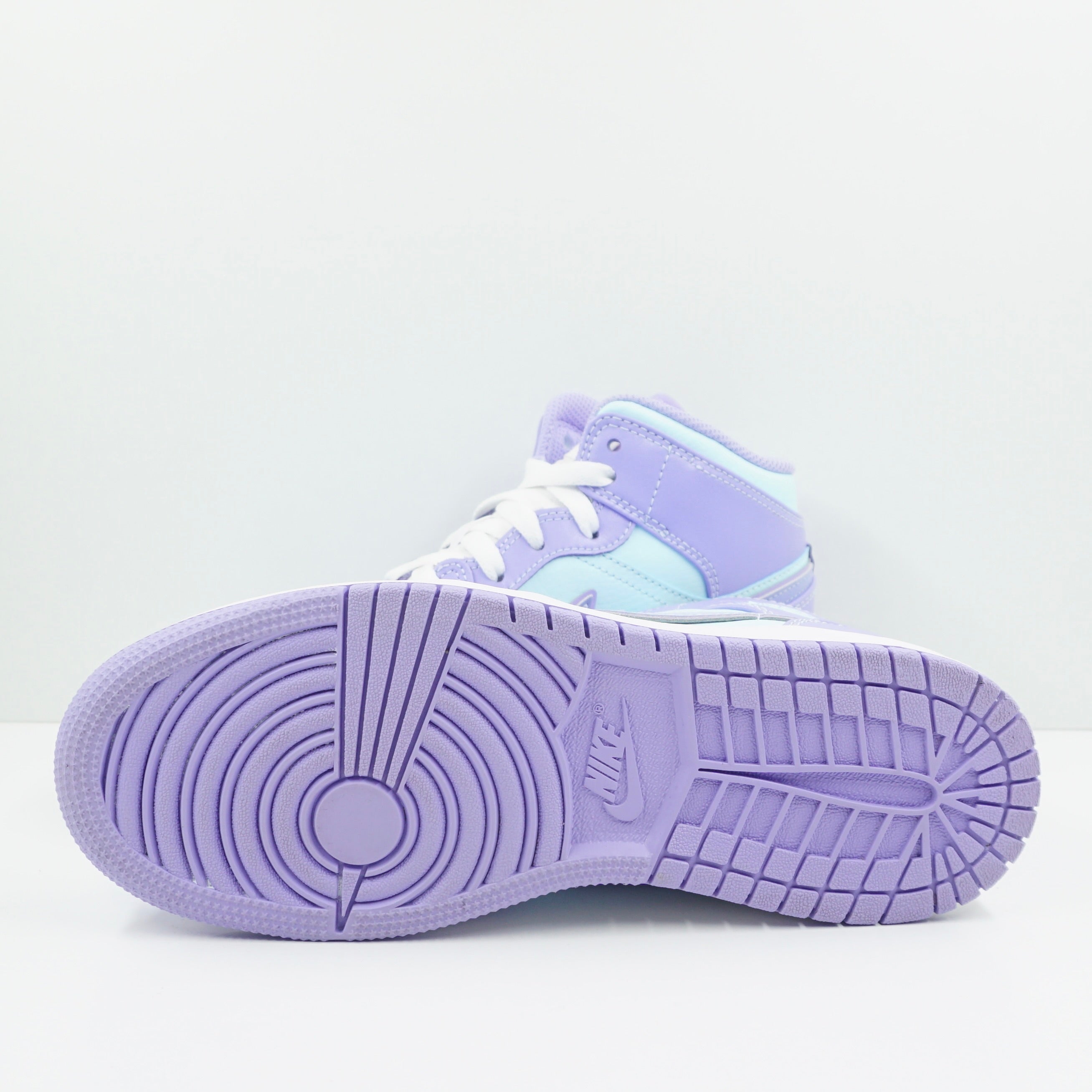 Jordan 1 Mid Purple Aqua (GS)