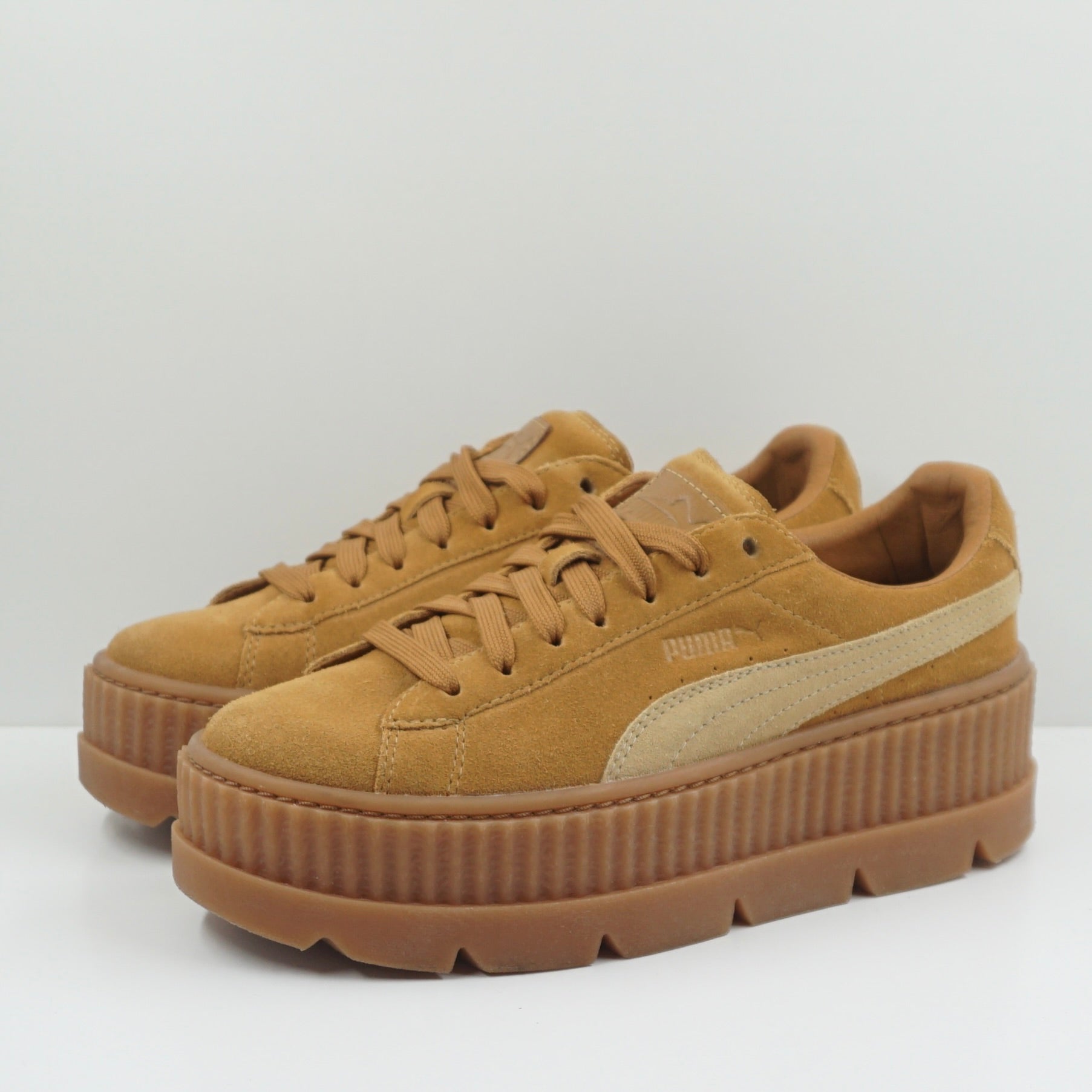 Puma Cleated Creeper Rihanna Fenty Suede Golden Brown (W)