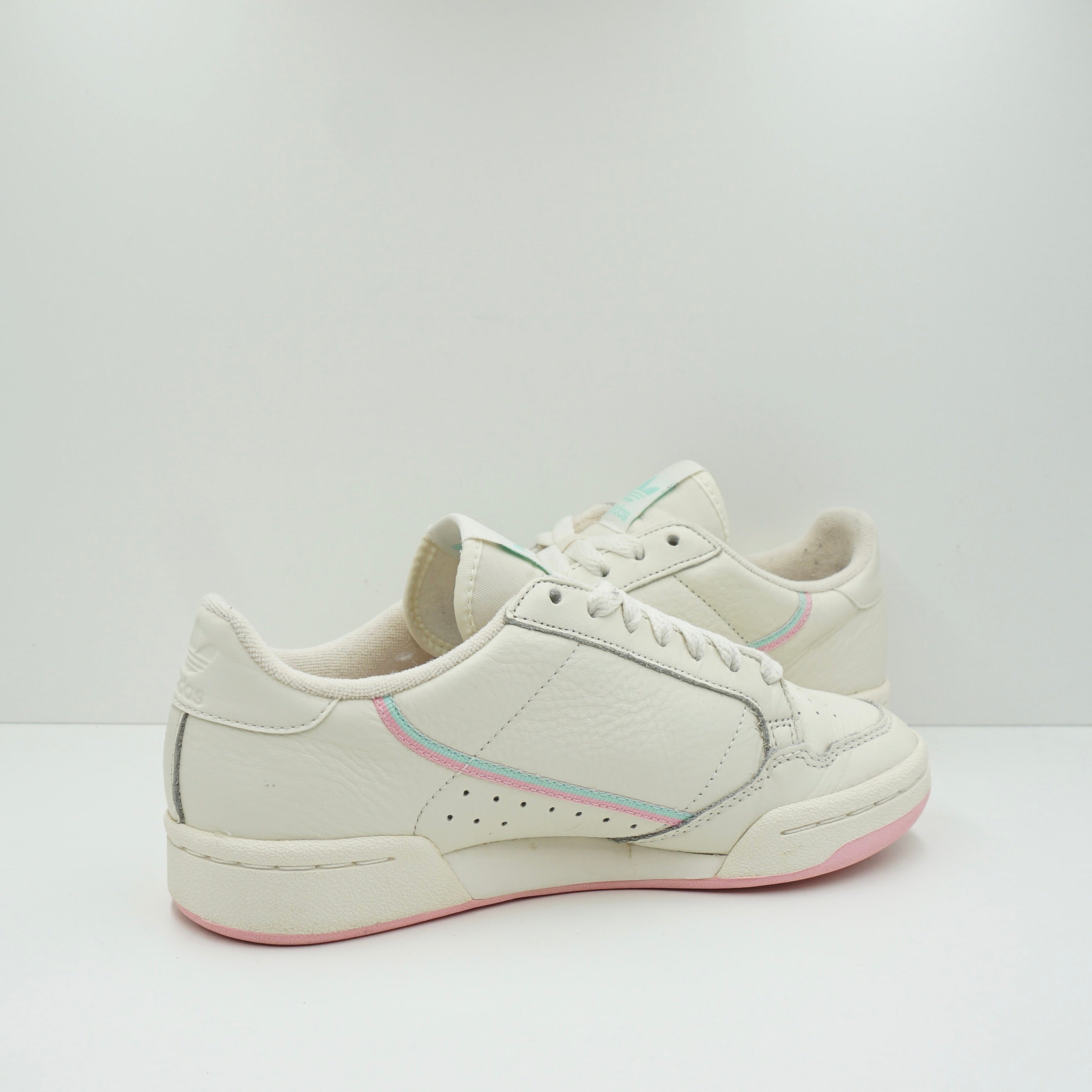 Adidas continental 80 off white 2024 pink mint