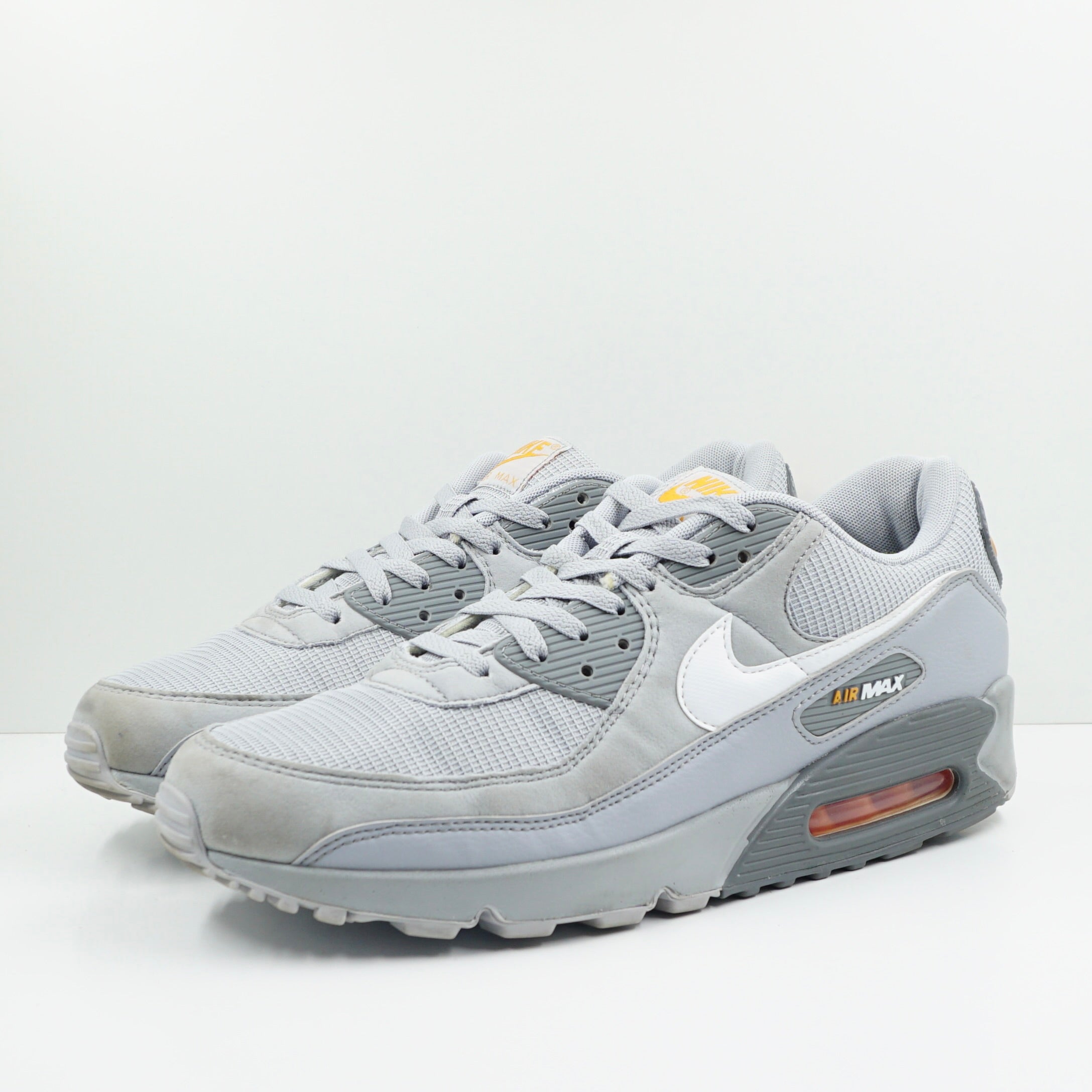 Nike Air Max 90 Wolf Grey Kumquat Cool Grey White