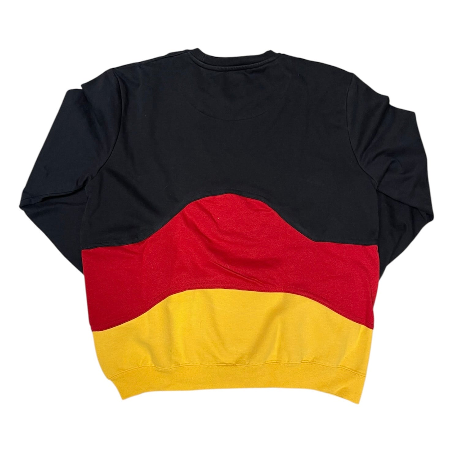 Nice Duds Reworked Black Red Yellow Sweatshirt