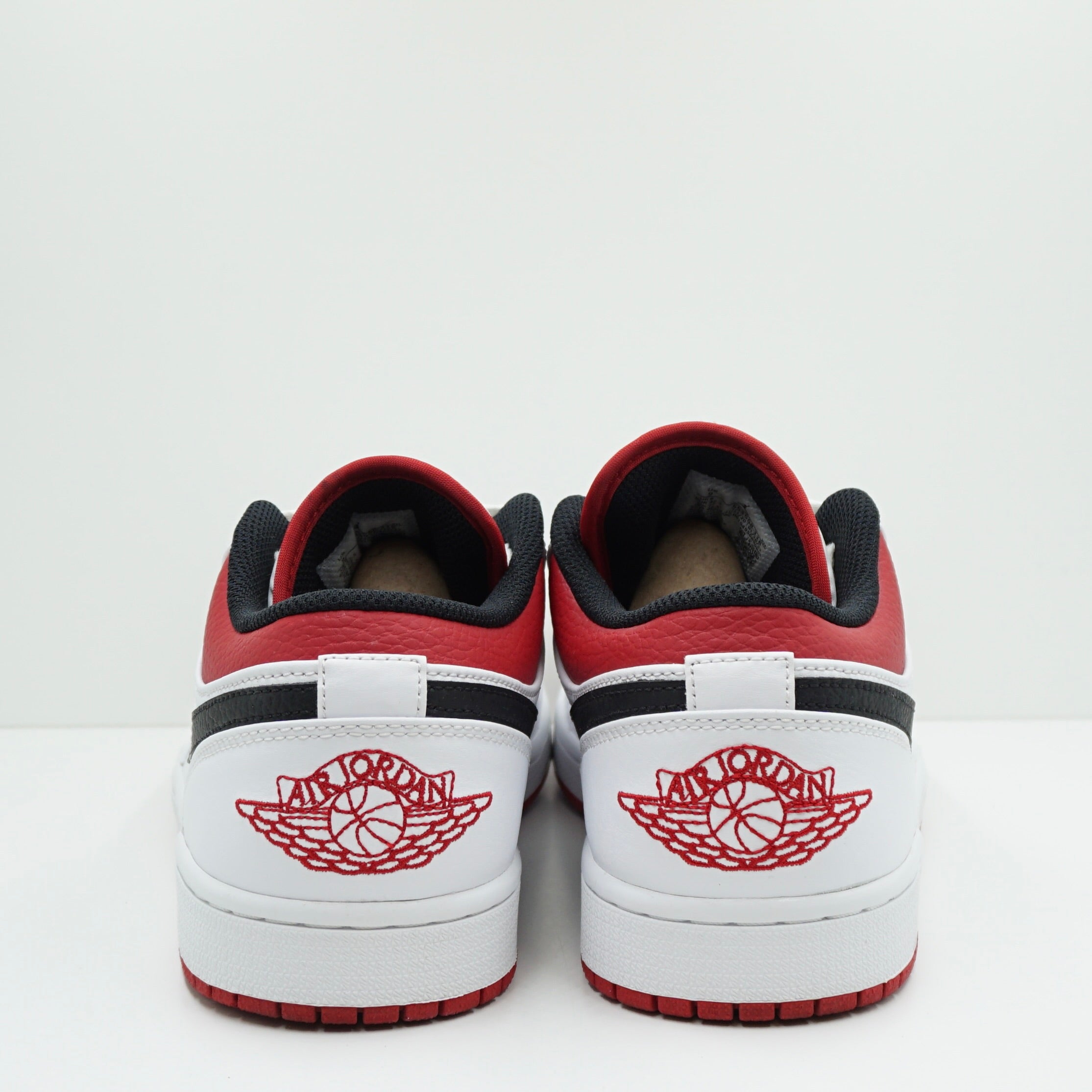 Jordan 1 Low White University Red Black