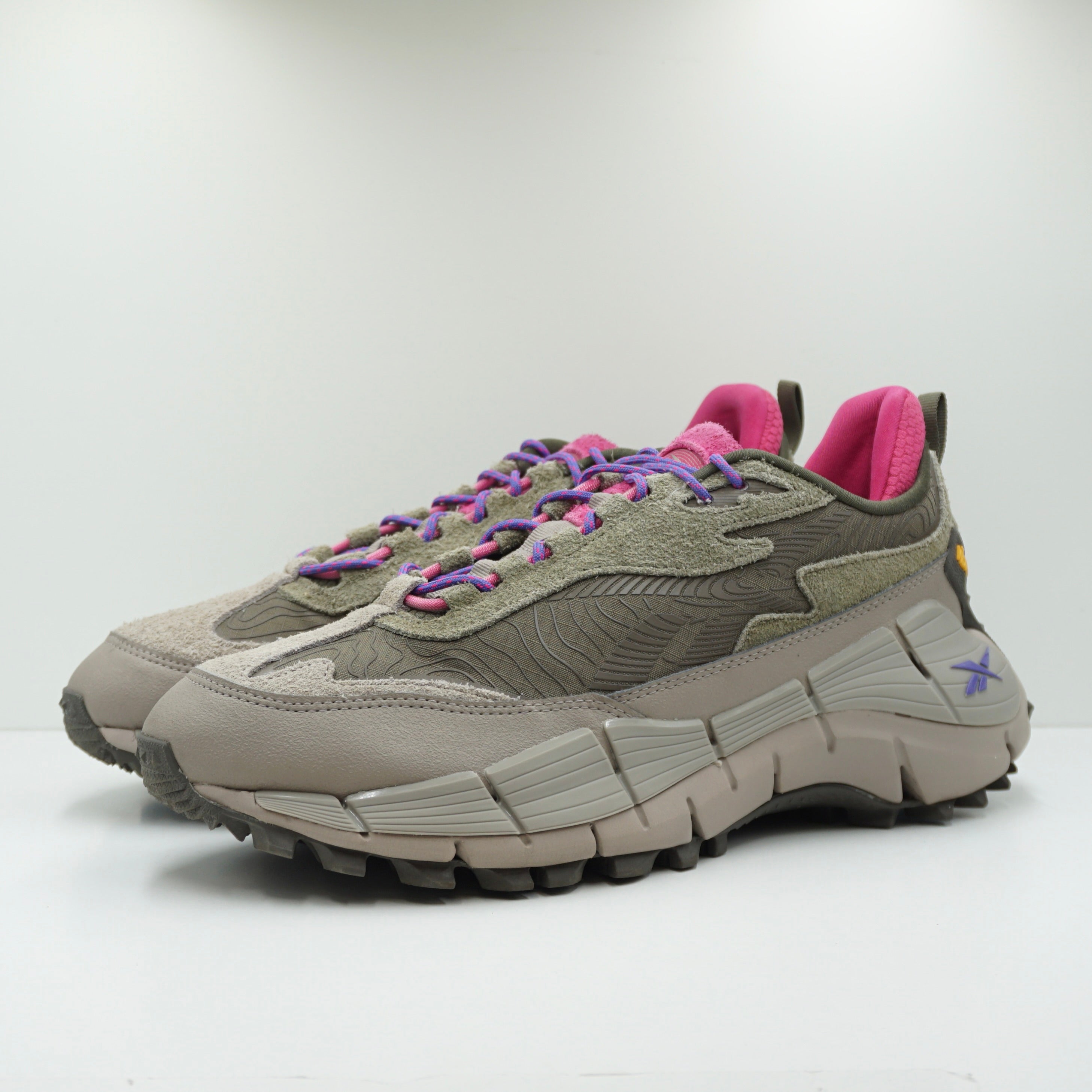 Reebok Zig Kinetica 2.5 Edge Army Green Pink