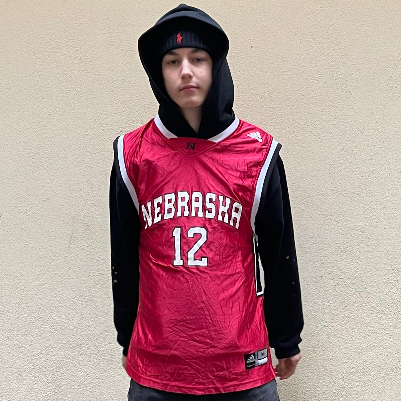 Adidas Nebraska Cornhusker #12 Basketball Jersey