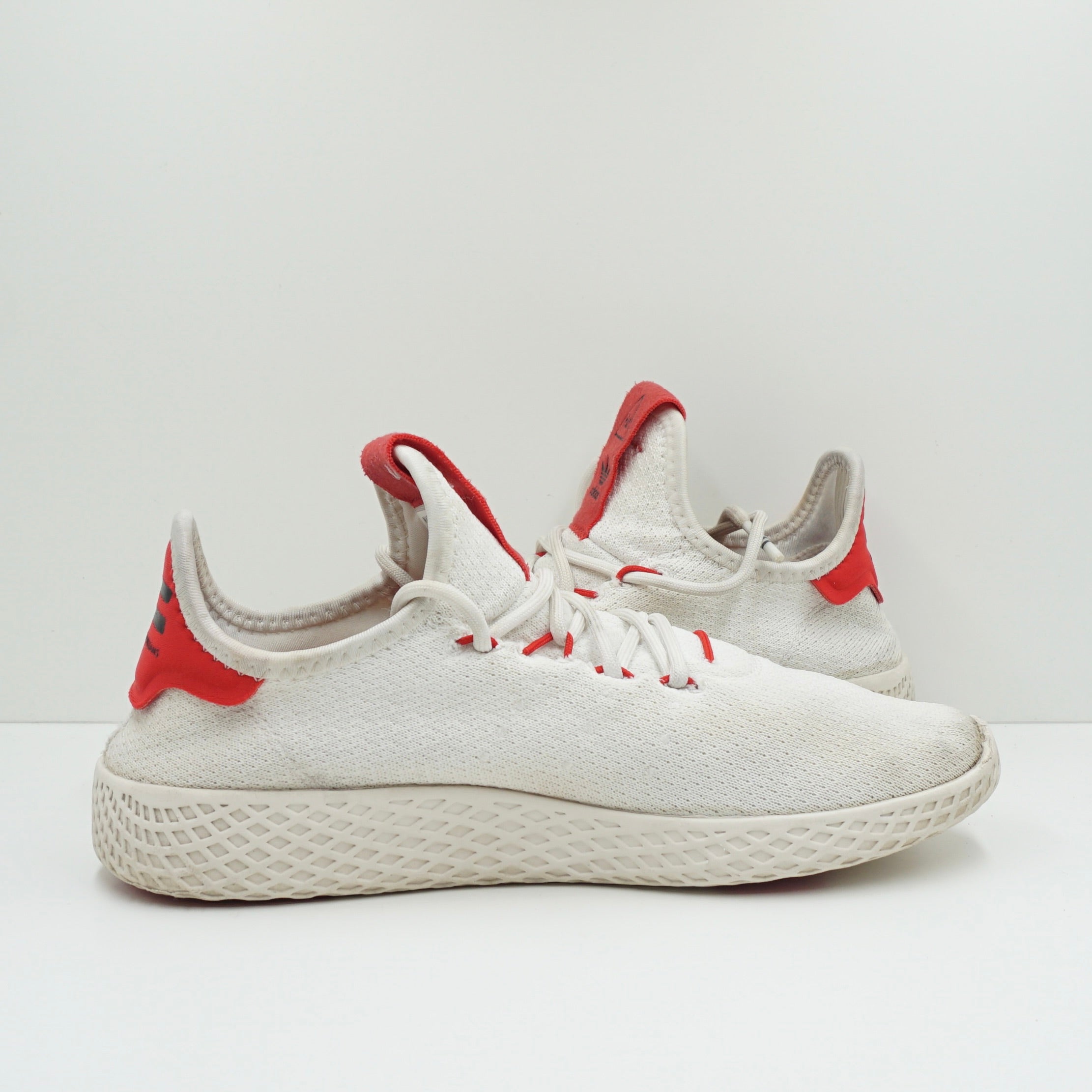Adidas Tennis Hu Pharrell White Scarlet