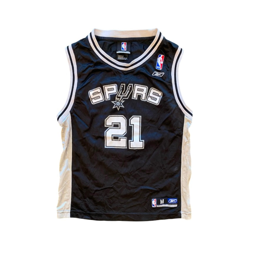 Reebok San Antonio Spurs Tim Duncan #21 Basketball Jersey (Youth)