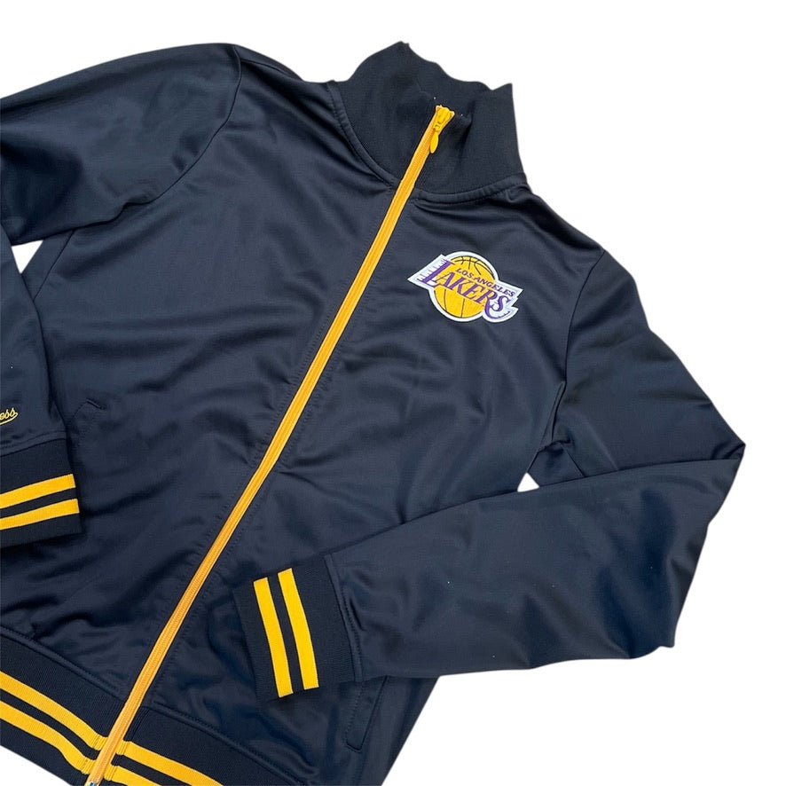 Mitchell & Ness HWC Los Angeles Lakers Black Track Jacket (W)