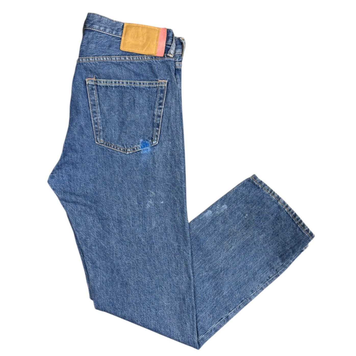 Acne Studio Blå Konst 1996 Dark Blue Trash Jeans