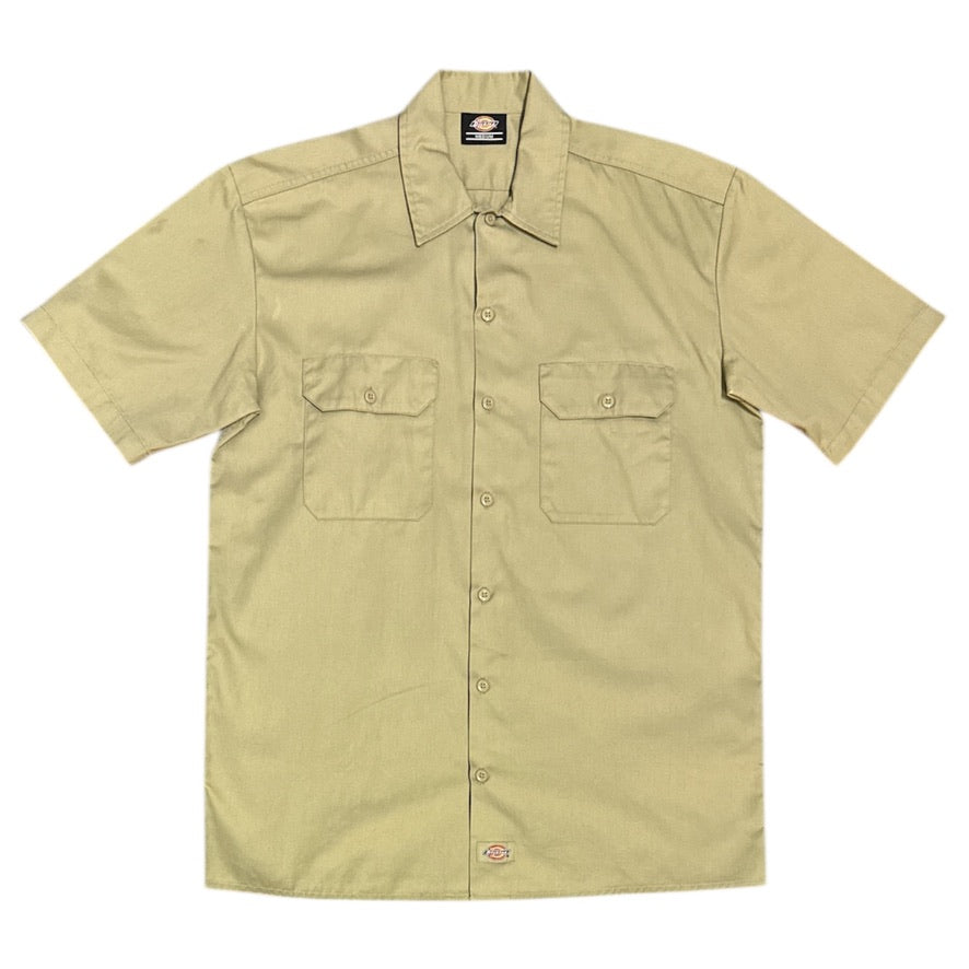 Dickies S/S Beige Short Sleeve Work Shirt