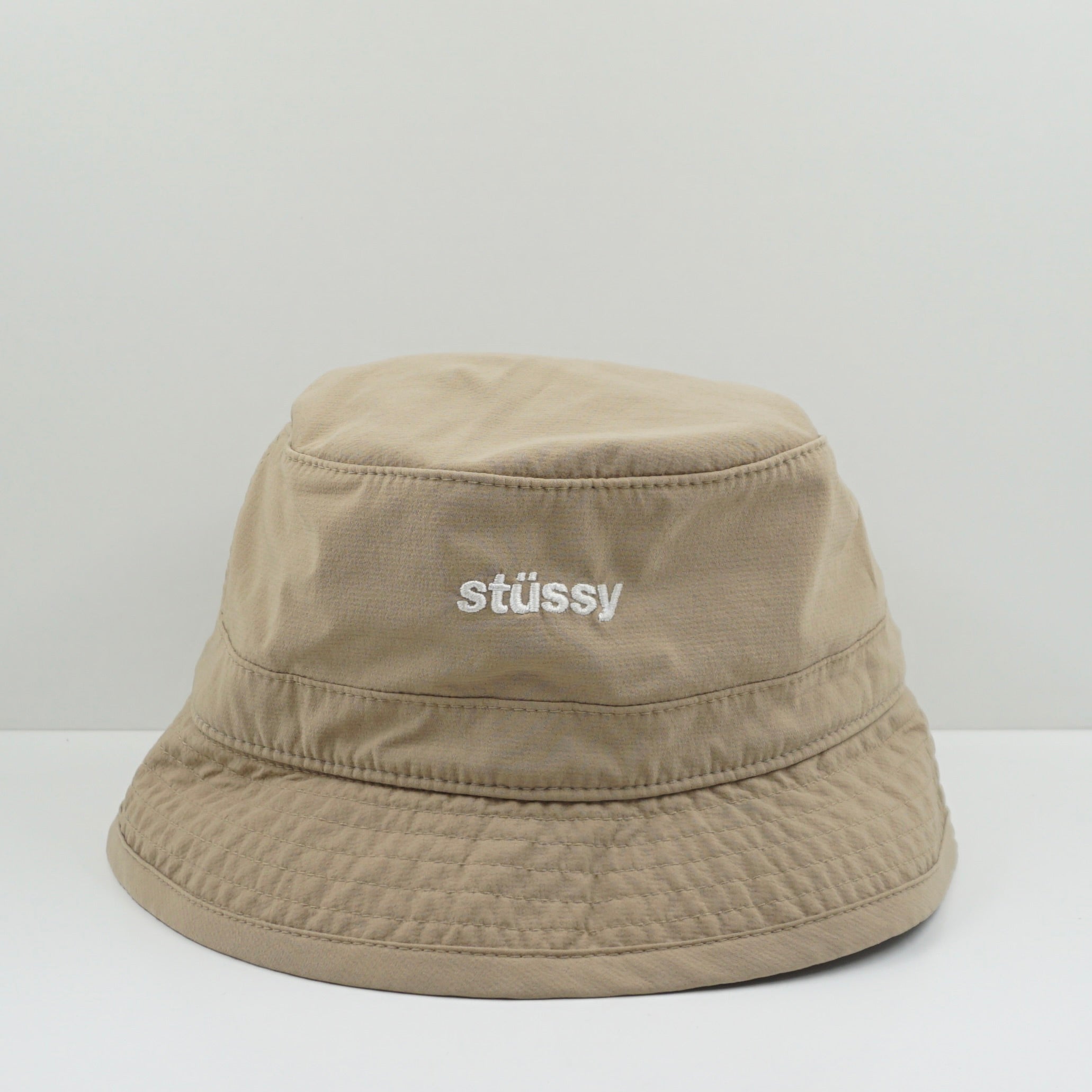 Stussy Bungee Beige Bucket Hat
