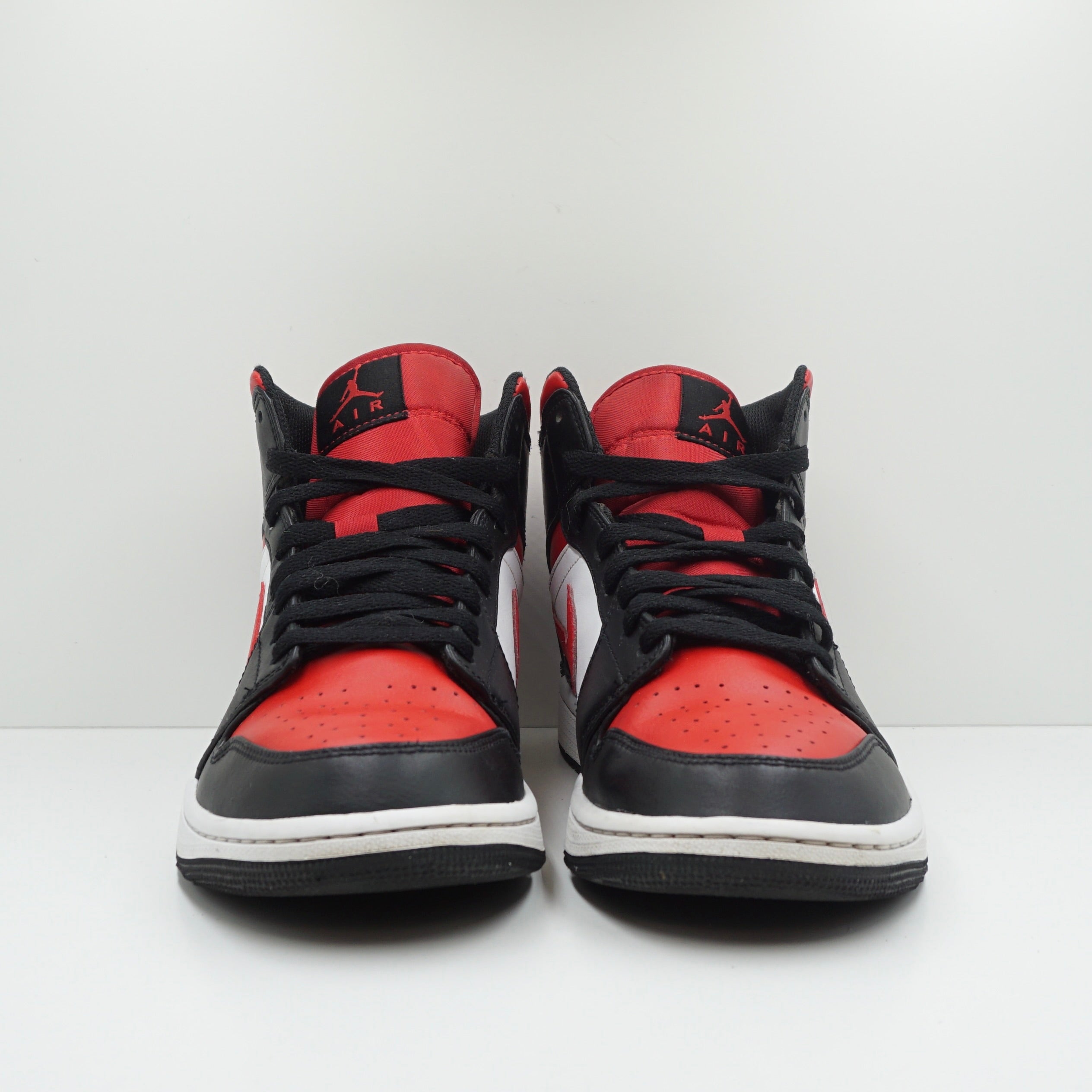 Jordan 1 Mid White Black Red (2022)