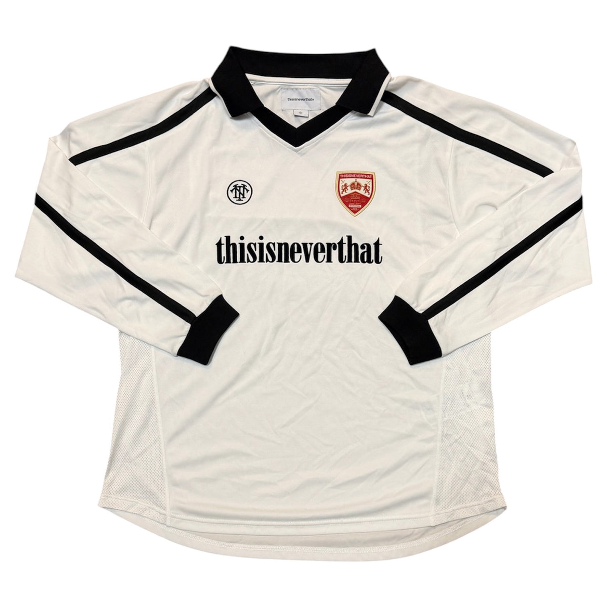 Thisisneverthat White Football Long Sleeve Jersey