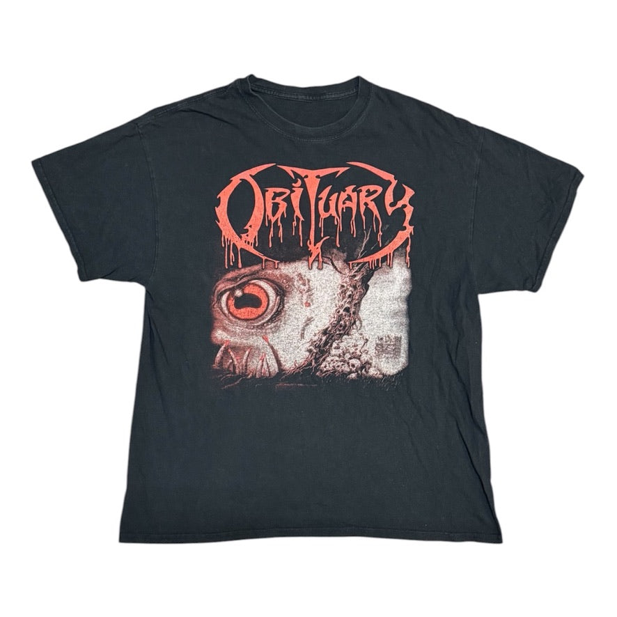 Obituary Cause Of Death Tour Black Tshirt