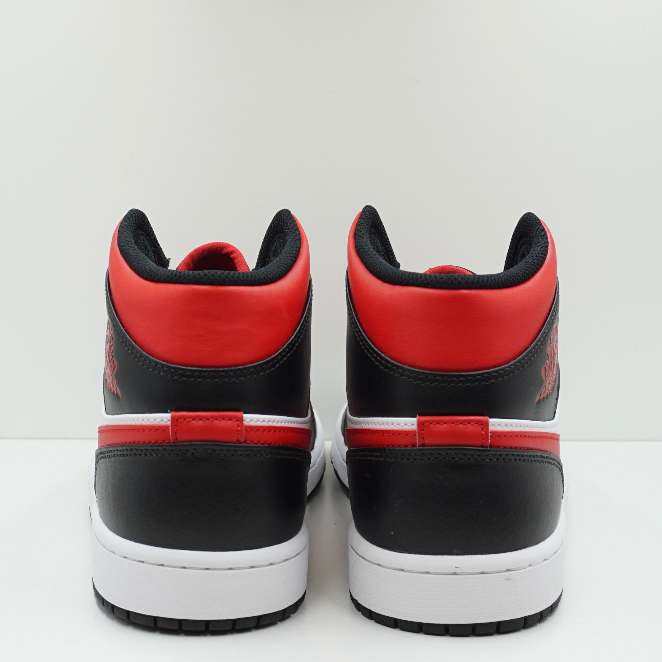 Jordan 1 Mid White Black Red (2022)