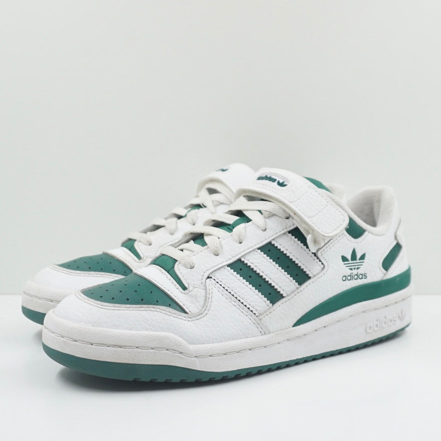 adidas forum low green white