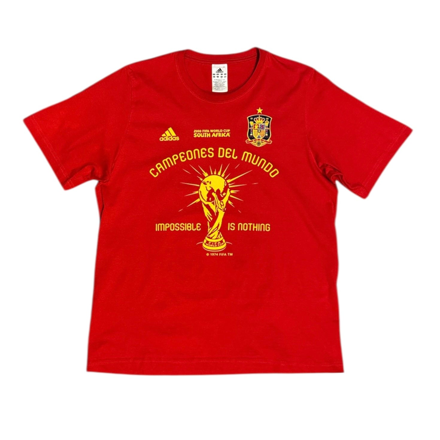 Adidas Spain Fifa World Cup Red Tshirt
