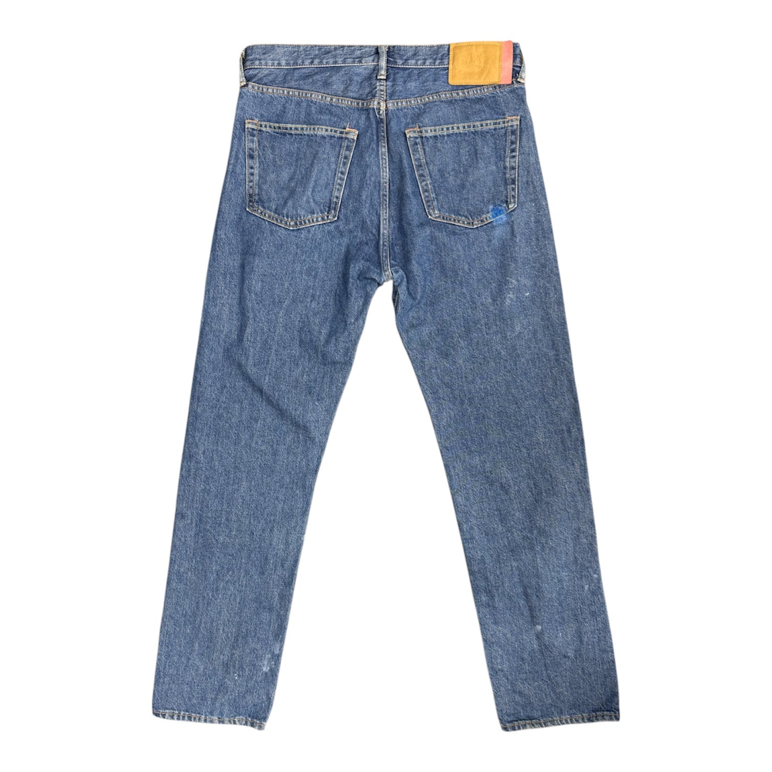 Acne Studio Blå Konst 1996 Dark Blue Trash Jeans