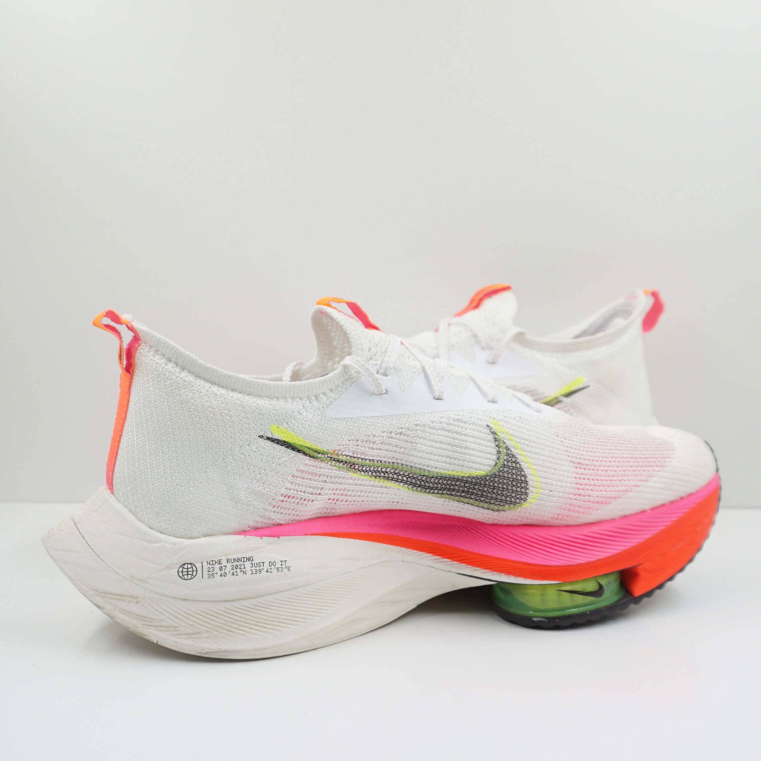 Nike Air Zoom Alphafly Next% Flyknit White Pink