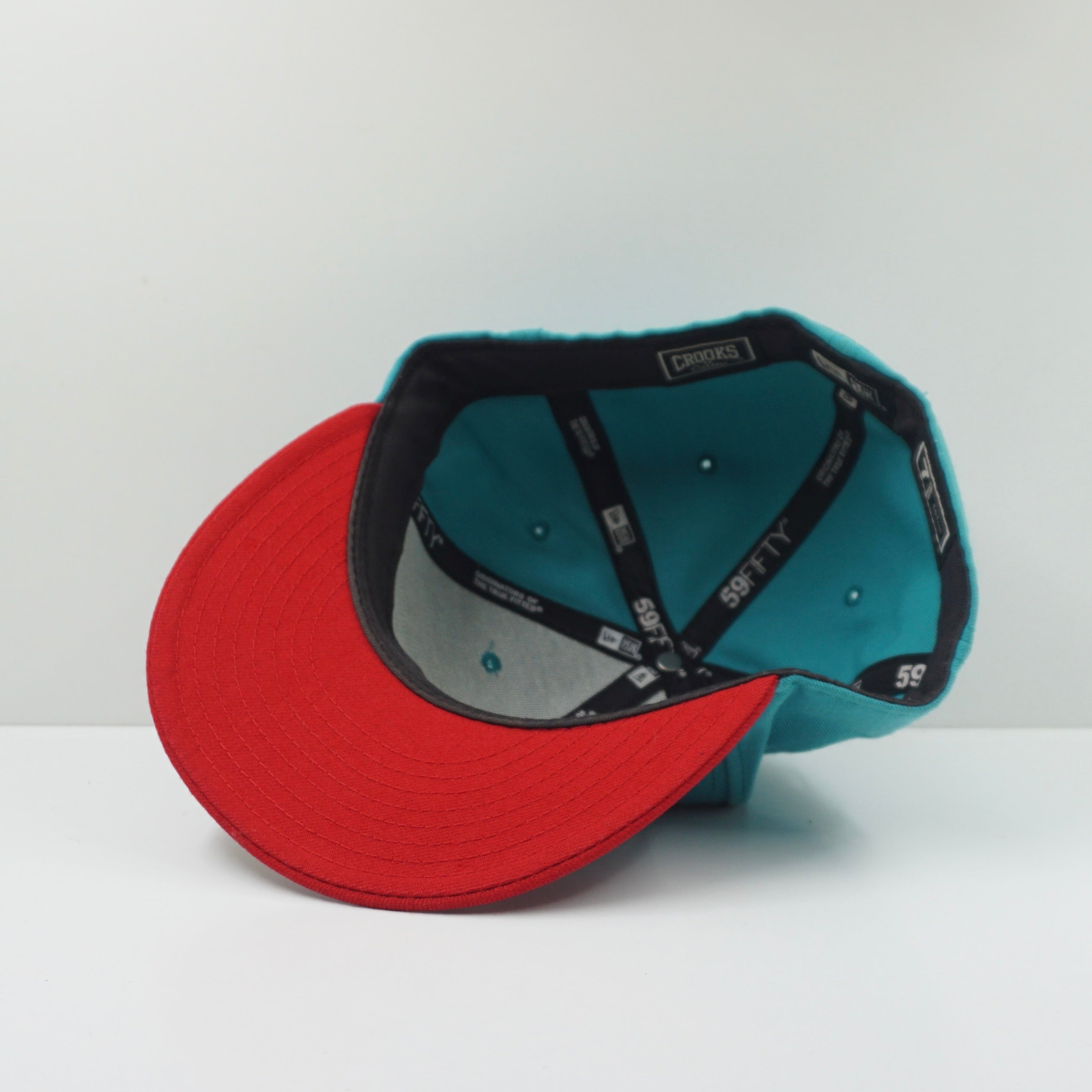 New Era Crooks & Castles Teal Fitted Cap