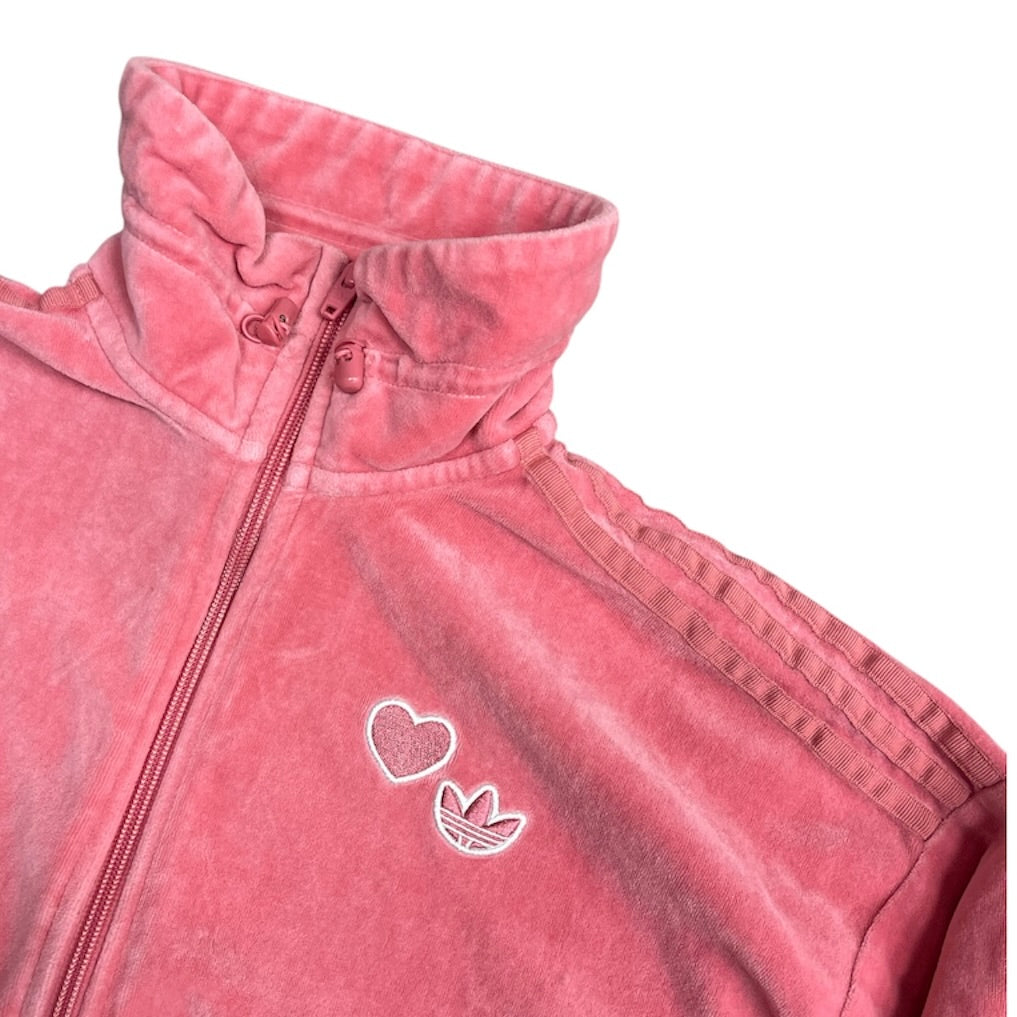 Adidas Pink Velvet Track Top (W)