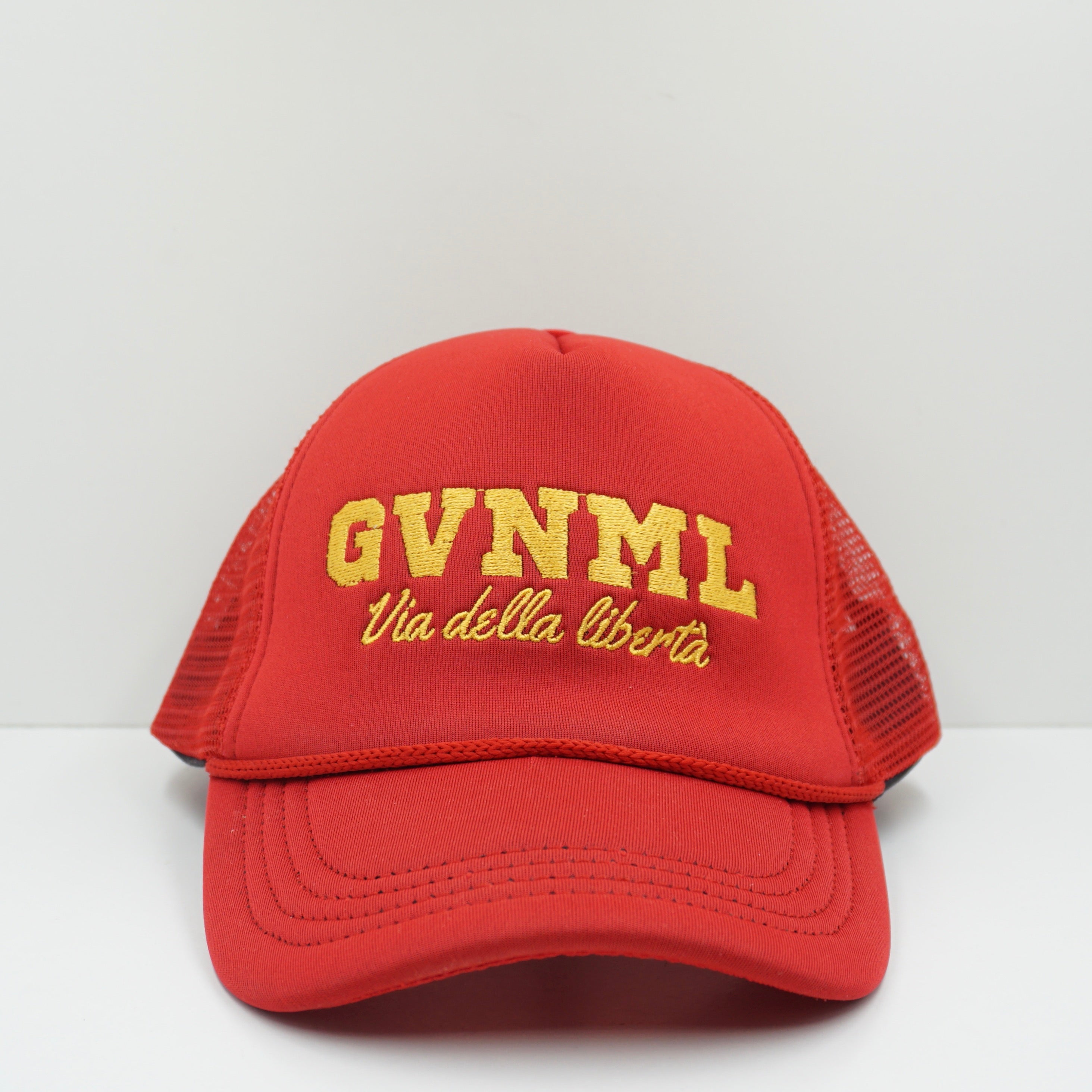 GVNML Red Trucker Snapback