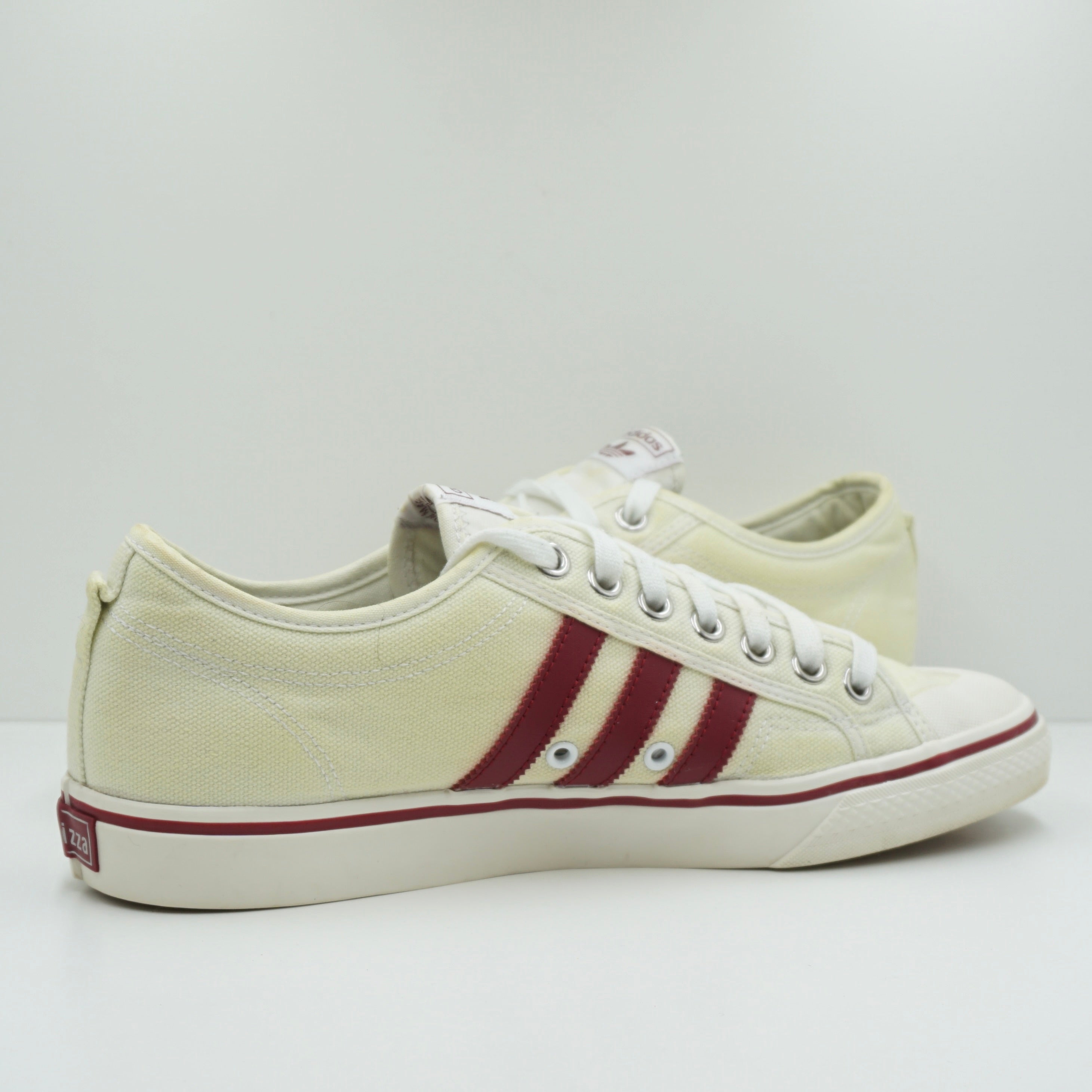 Adidas Nizza RF White Burgundy Red