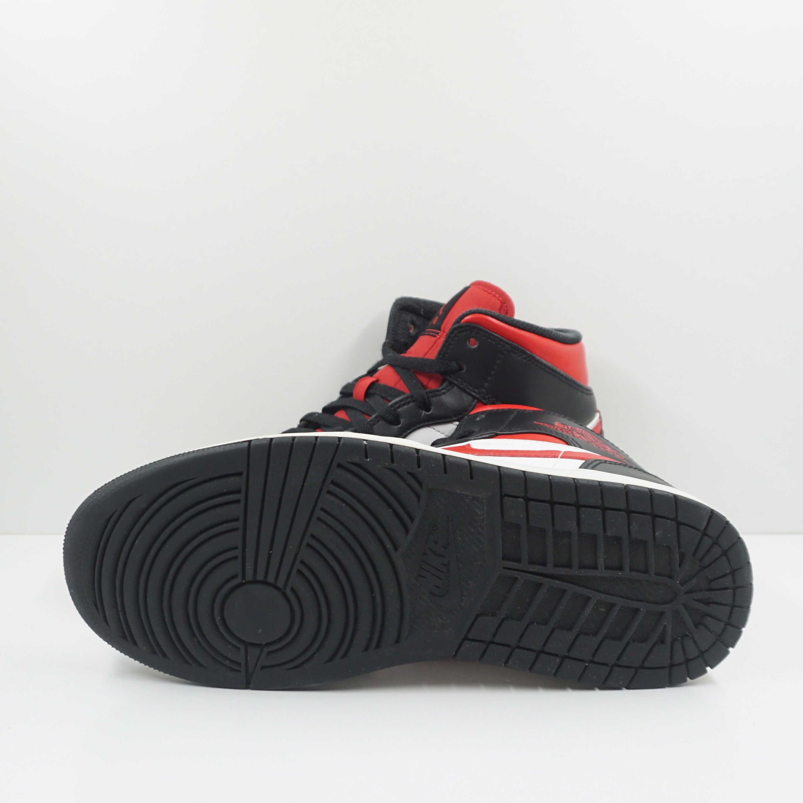 Jordan 1 Mid White Black Red (2022)