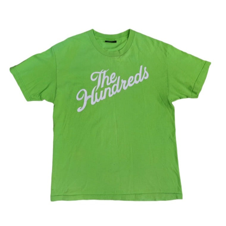 The Hundreds Script Logo Green Tshirt