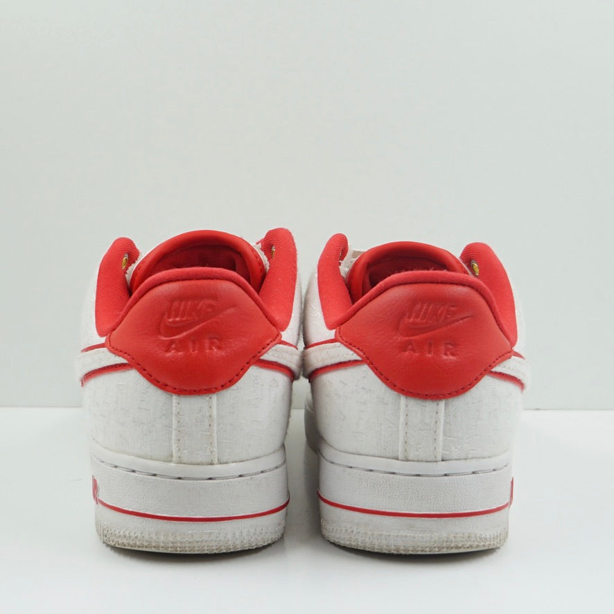 Nike Air Force 1 Low Lux White Red (W )