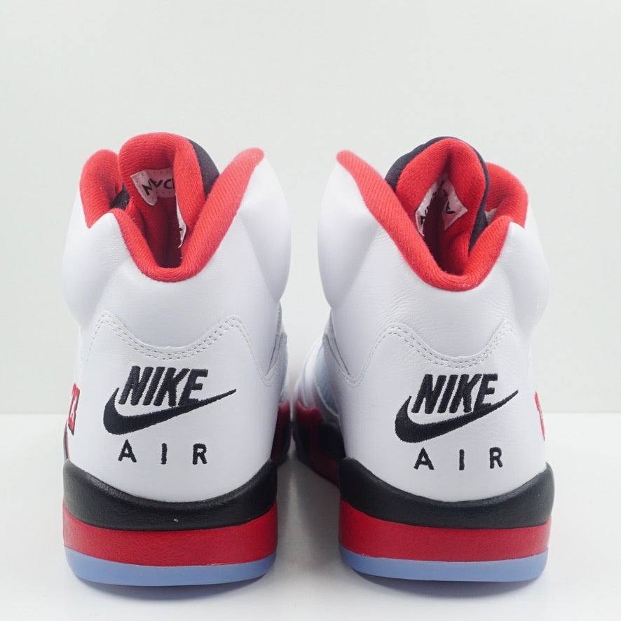 Jordan 5 Retro Fire Red Black Tongue (2025)