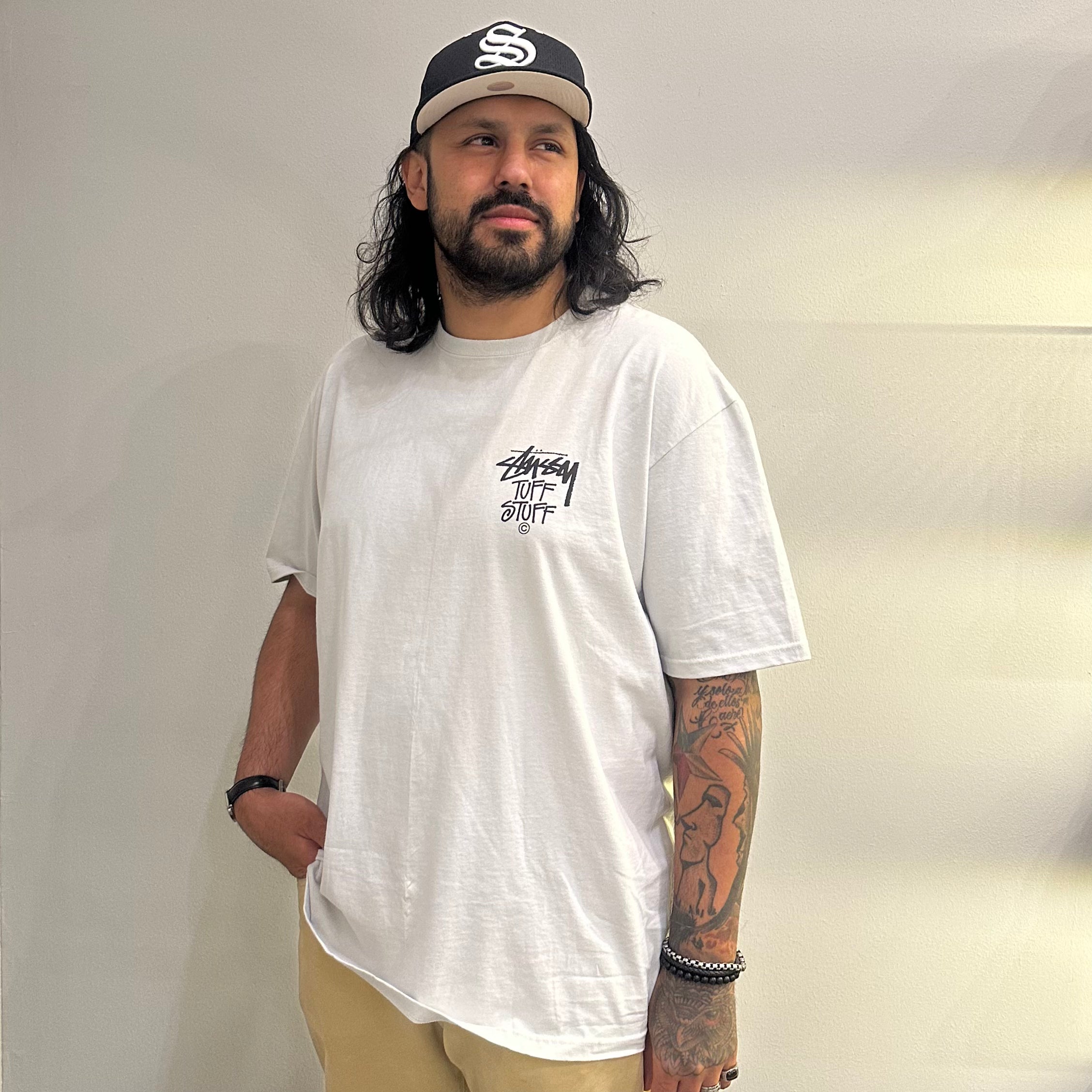 Stussy Tuff Stuff White Tshirt