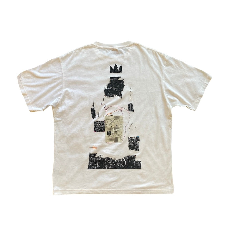 Uniqlo UT Jean Michel Basquiat King Pleasure Print White Tshirt