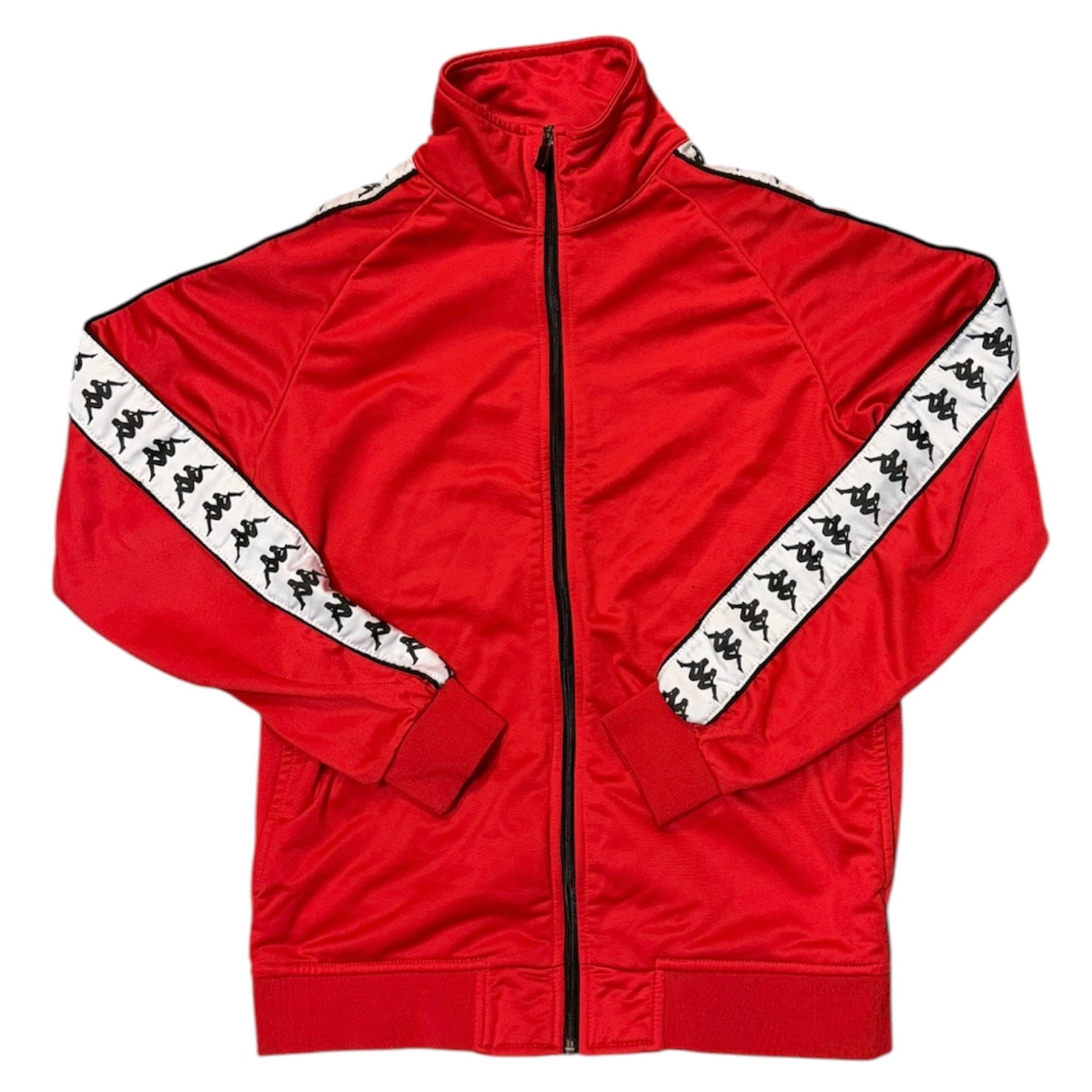 Kappa Red White Track Top