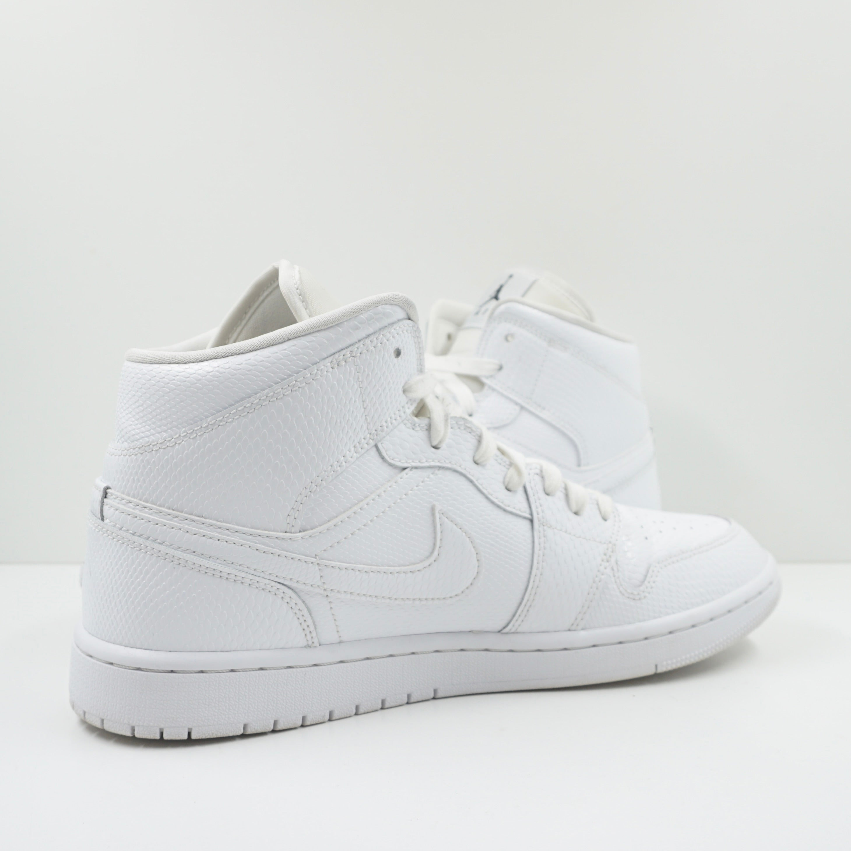 Jordan 1 Mid White Snakeskin (W)