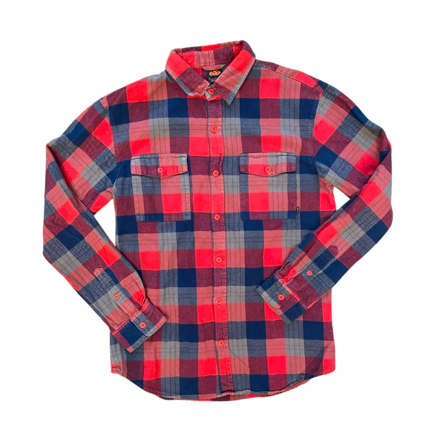 Nike 6.0 Red Plaid Button Down Shirt