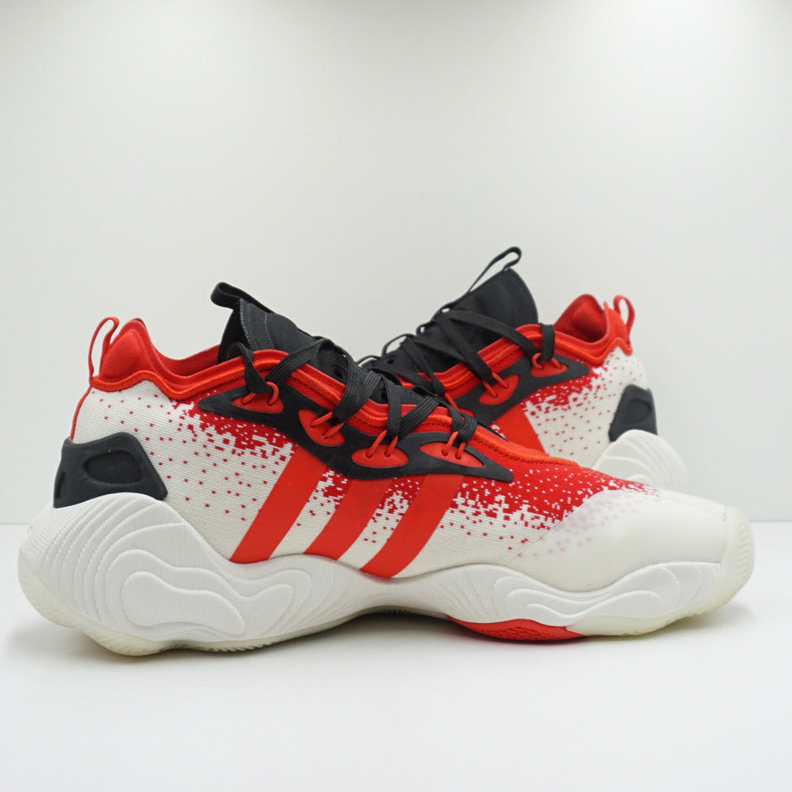 Adidas Trae Young 3 Off White Vivid Red Black