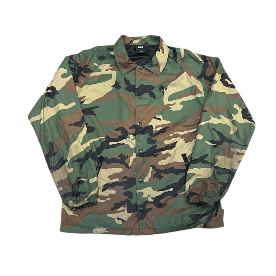 HUF Camo Coach Jacket