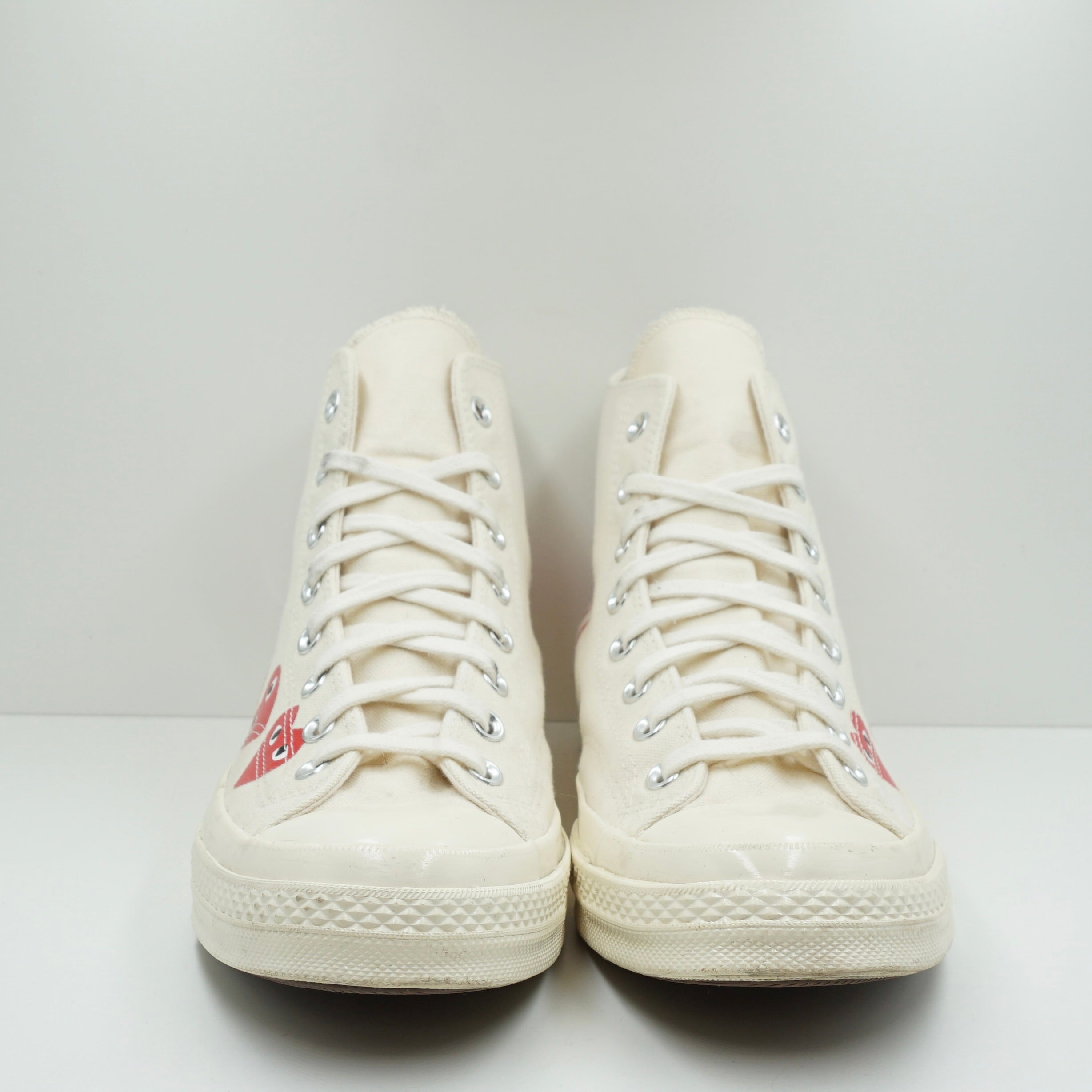 Comme Des Garçons Play Converse Chuck Taylor 70 High Beige