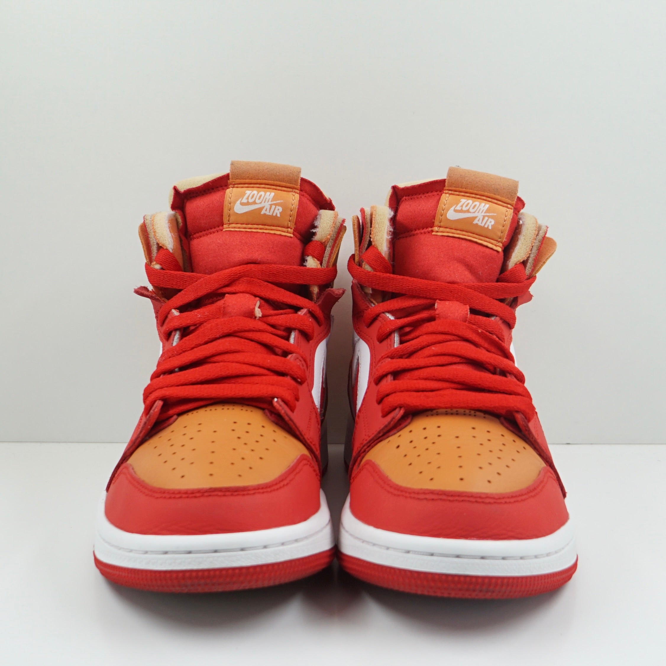 Jordan 1 High Zoom Air CMFT Fire Red Hot Curry (W)