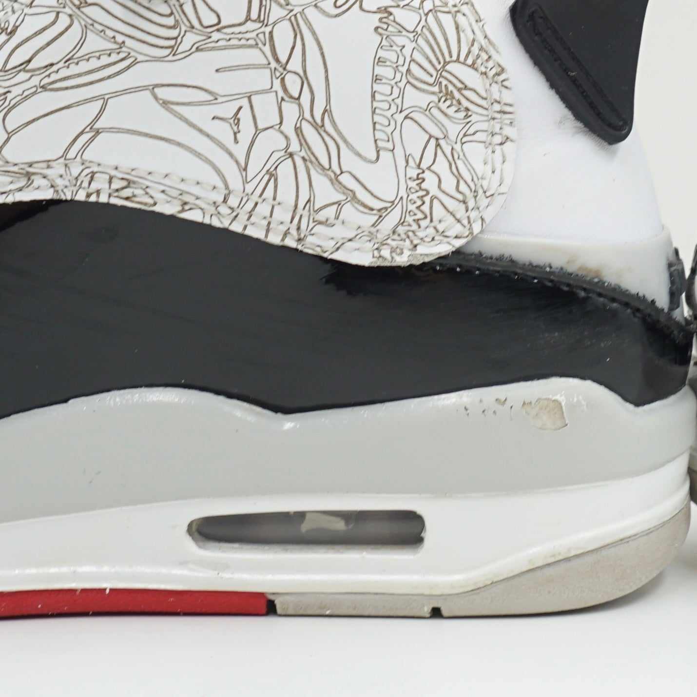 Jordan Dub Zero White Varsity Red (2022) (GS)