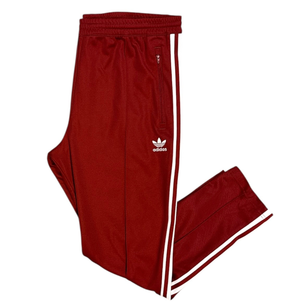 Adidas Beckenbauer Rust Red Track Pants
