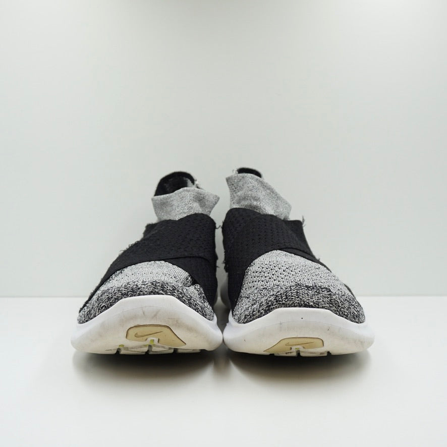 Nike Free RN Motion Flyknit Black White (2017) (W)