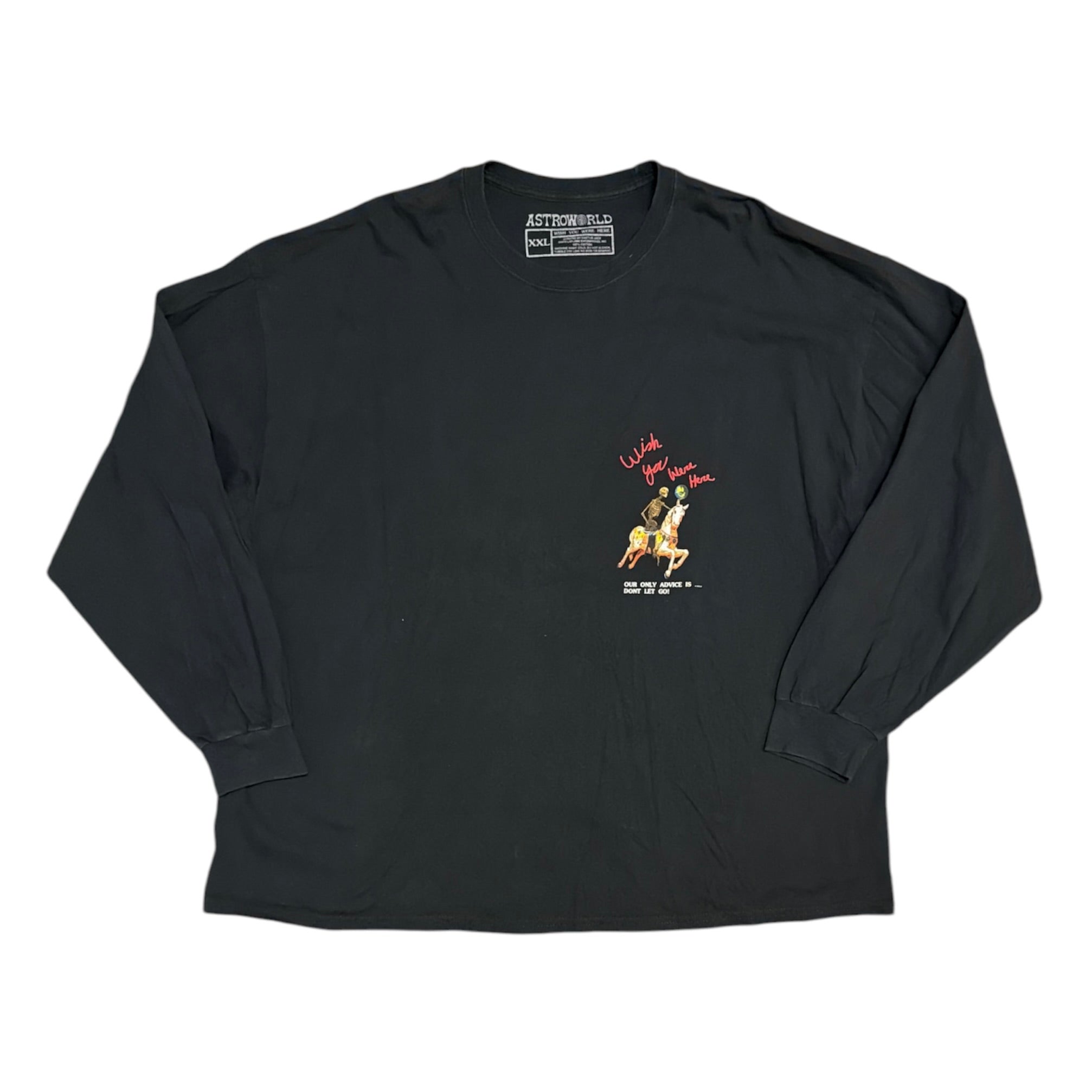 Travis Scott Black Astroworld Tour Long Sleeve