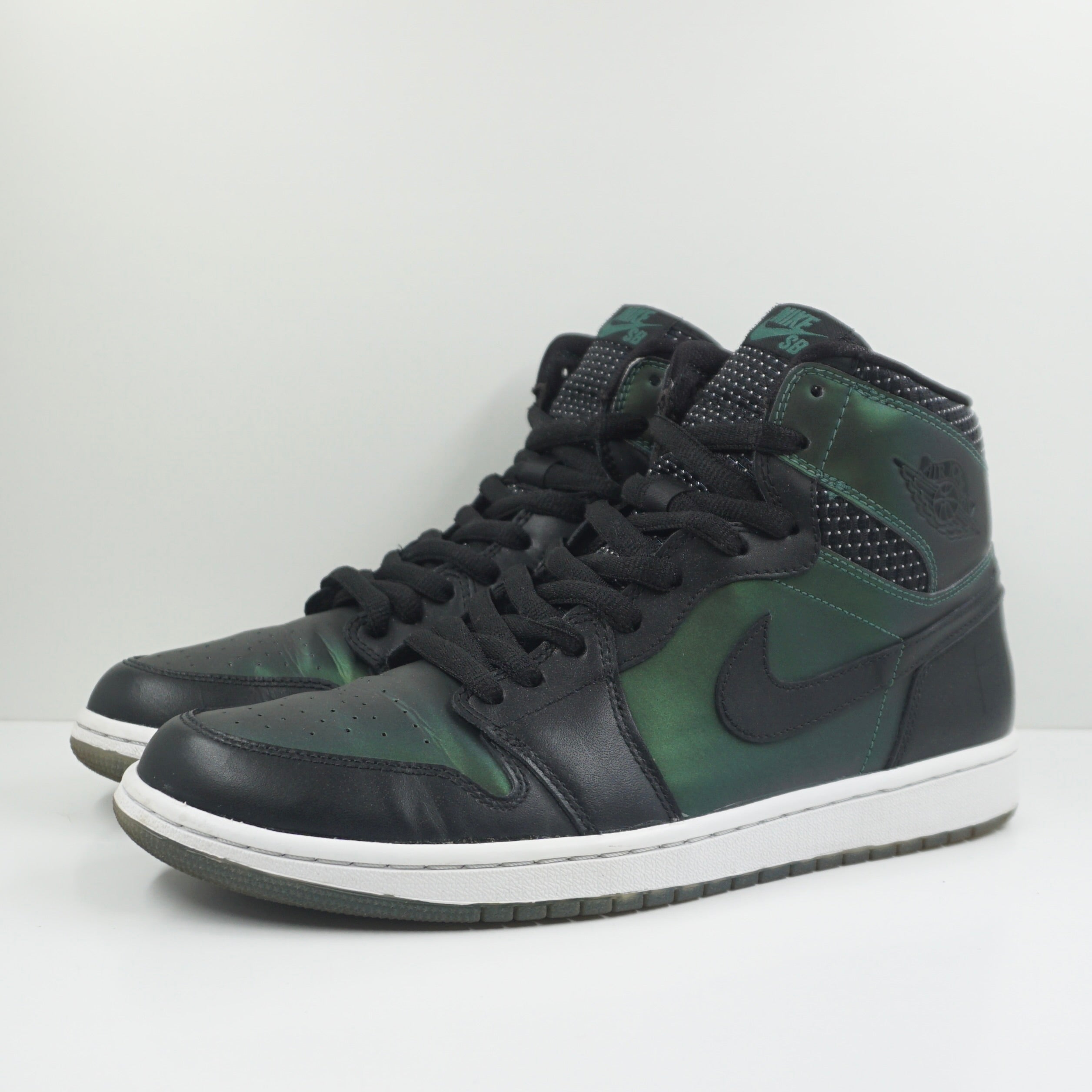Nike Air Jordan 1 SB “Craig Stecyk Black Silver” High Black and Green Sneakers We Keep Going With J main image 3