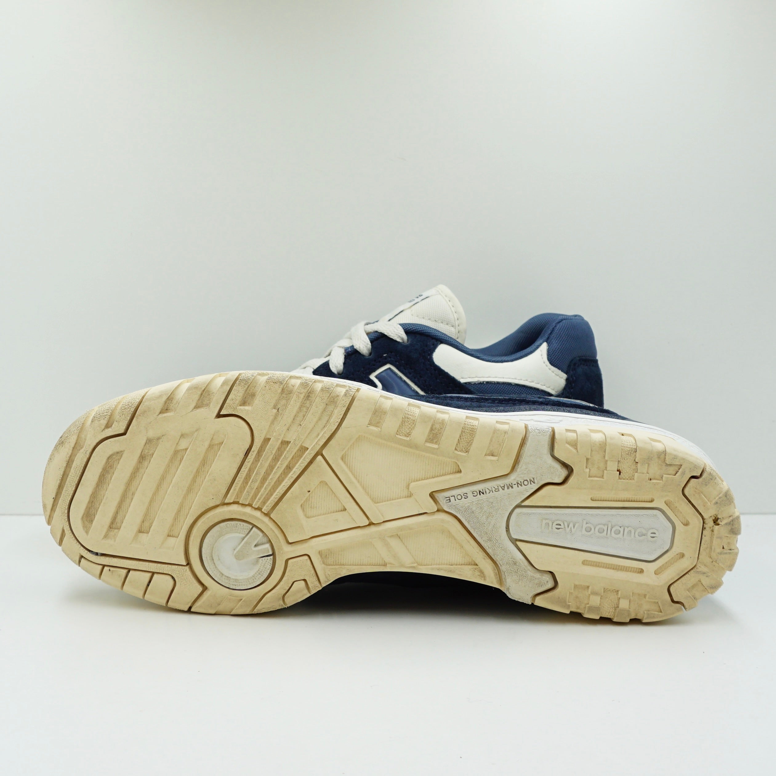 New Balance 550 Natural Indigo Suede