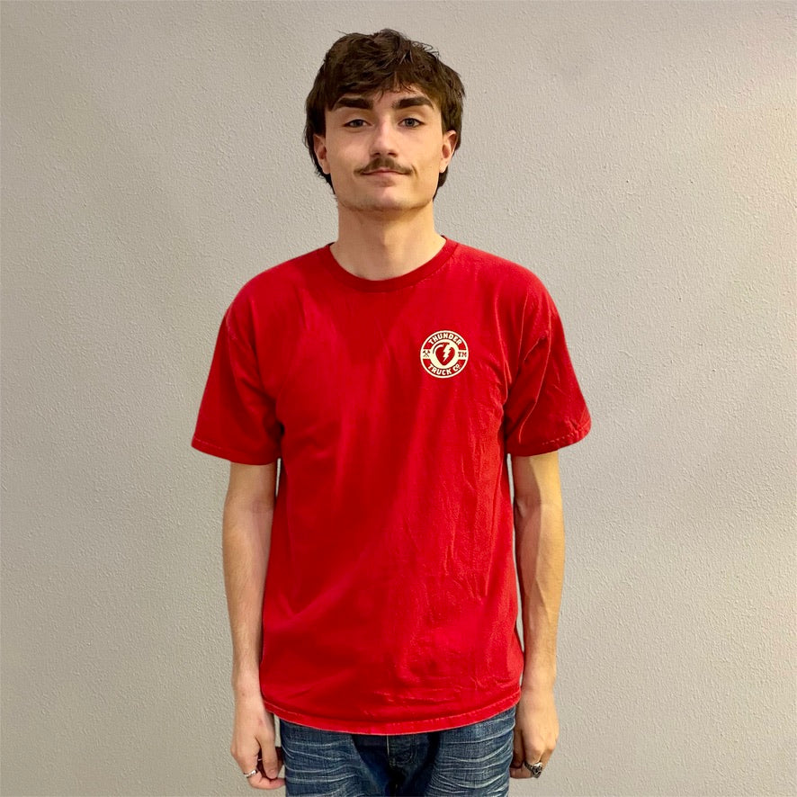 Thunder Trucks Charged Grenade Red Tshirt